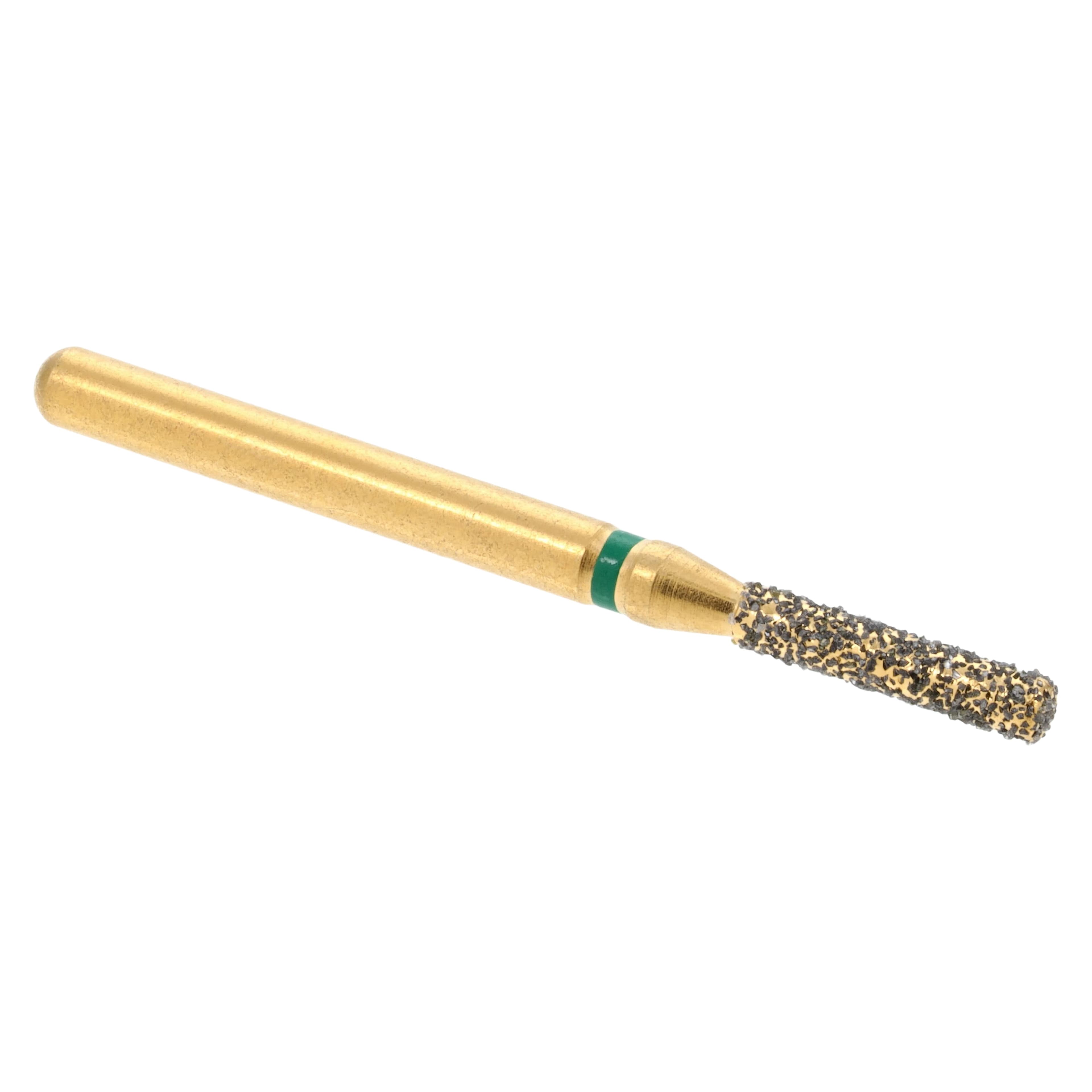 MAXIMA GOLD Diamond FG Flat End Cylinder Bur, Coarse, Friction Grip, 6.0 mm, G836-012C, 5/Pk thumbnail 2