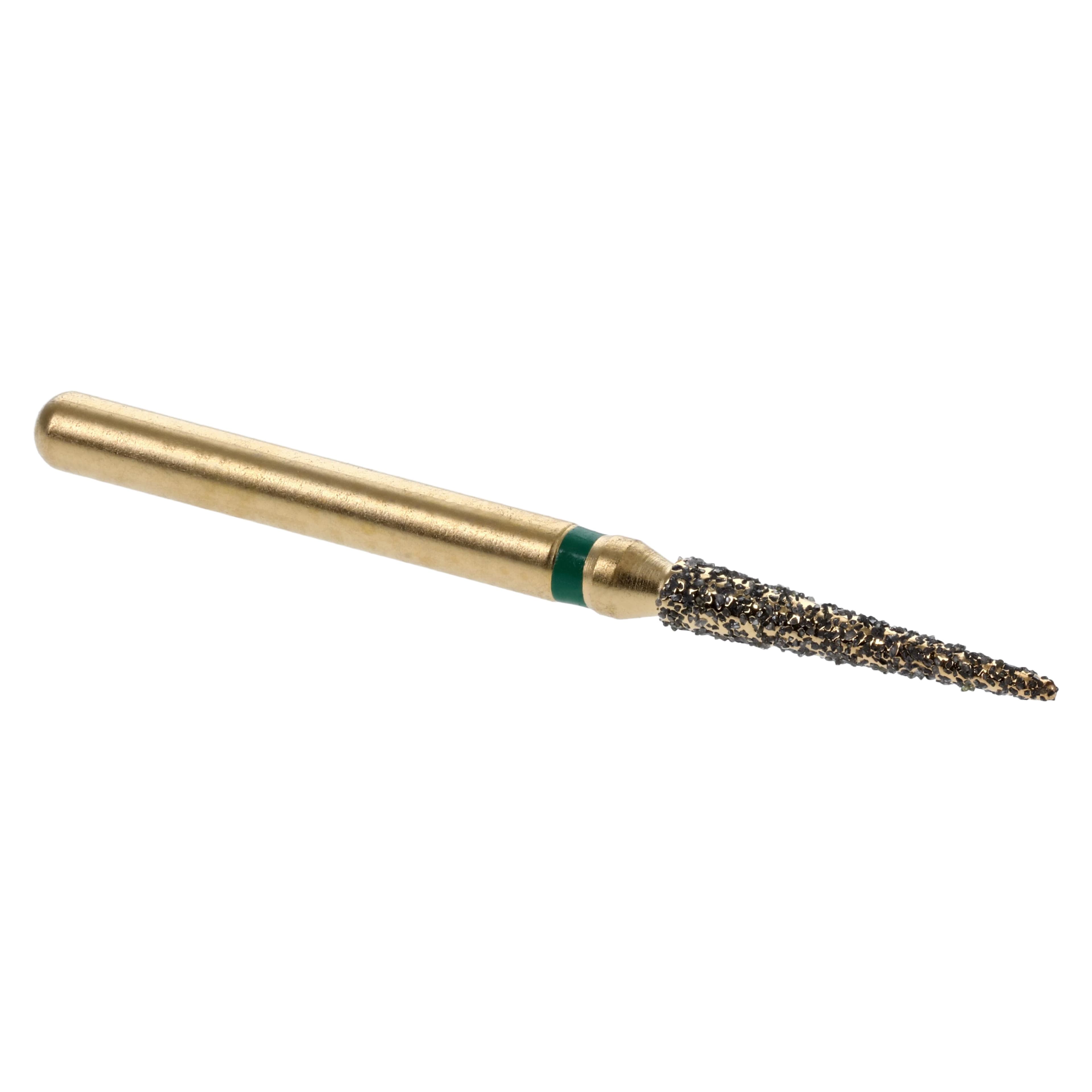 MAXIMA GOLD Diamond FG Bur, Friction Grip, Coarse Needle, 8.0 mm, G858-014C, 5/Pack thumbnail 2
