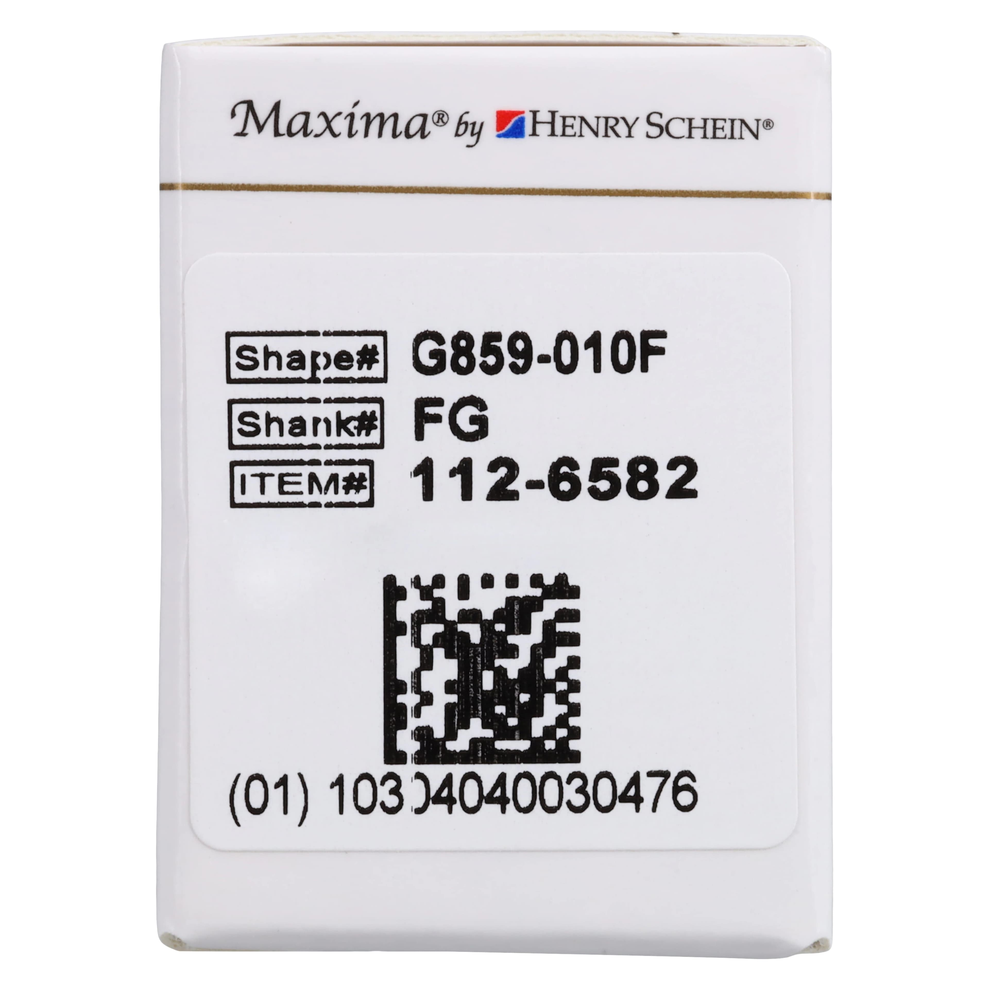 MAXIMA GOLD Diamond FG Bur, Friction Grip, Fine Needle, 10.0 mm, G859-010F, 5/Pack thumbnail 9