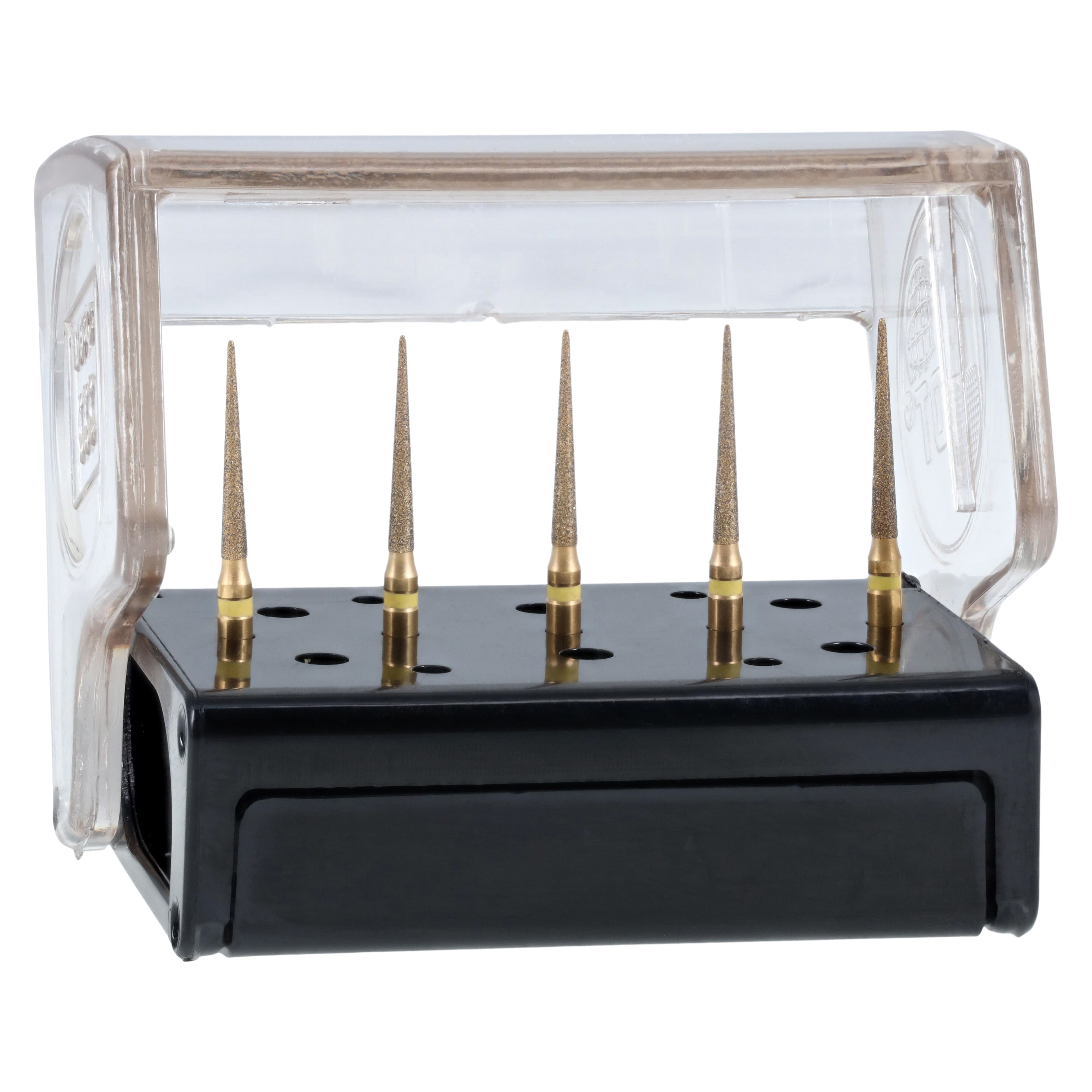 MAXIMA GOLD Diamond FG Bur, Friction Grip, Extra Fine Needle, 10.0 mm, 5/Pk, G859-014SF thumbnail 6