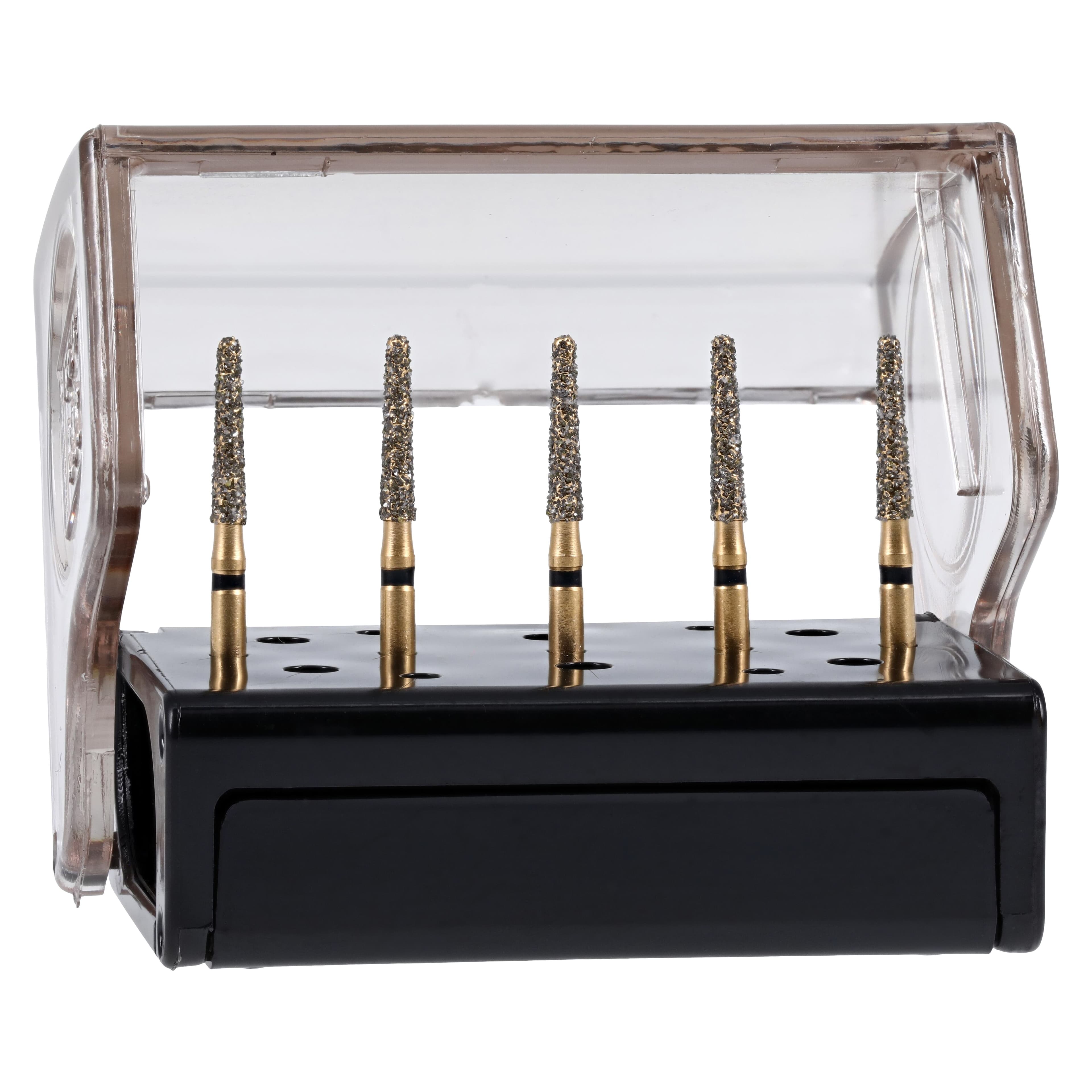MAXIMA GOLD Diamond FG Bur, Super Coarse, Round End Taper, 8.0 mm, G856-016SC, 5/Pk thumbnail 5
