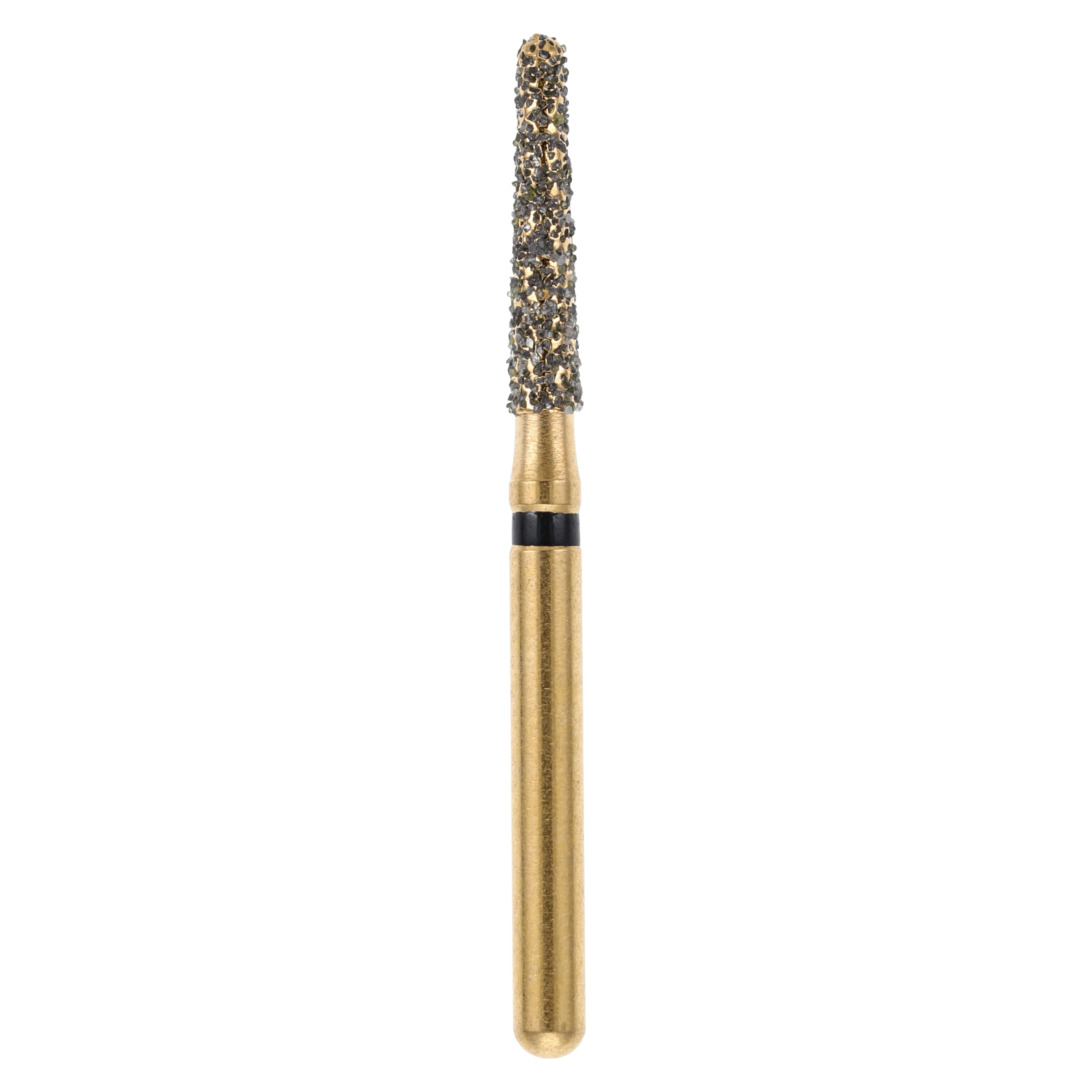 MAXIMA GOLD Diamond FG Bur, Super Coarse, Round End Taper, 8.0 mm, G856-016SC, 5/Pk - MAXIMA GOLD Diamond FG - Image 1