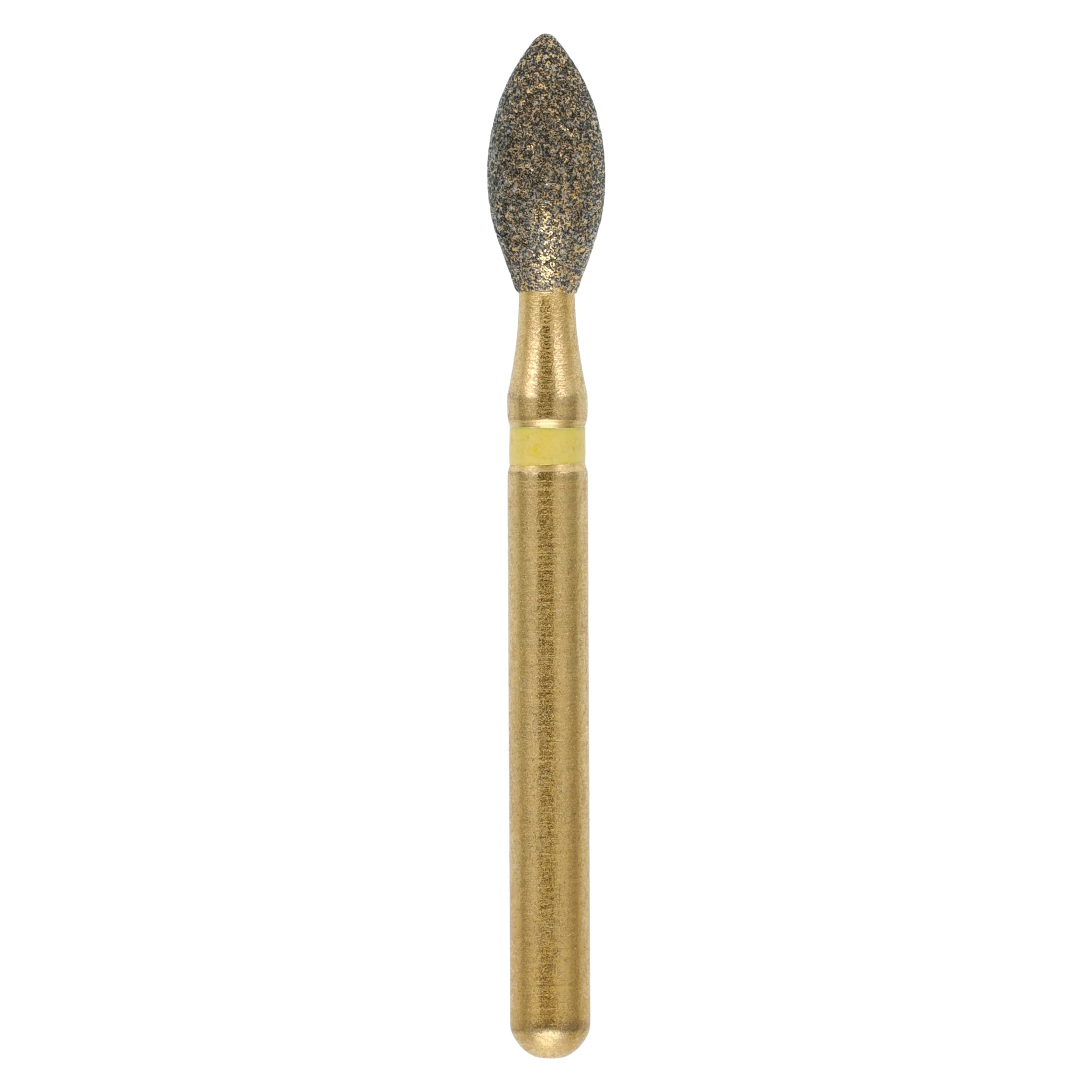 MAXIMA GOLD Diamond FG Bur, Extra Fine Pointed Football, 5.0 mm, G368-023SF, 5/Pk - MAXIMA GOLD Diamond FG - Image 1