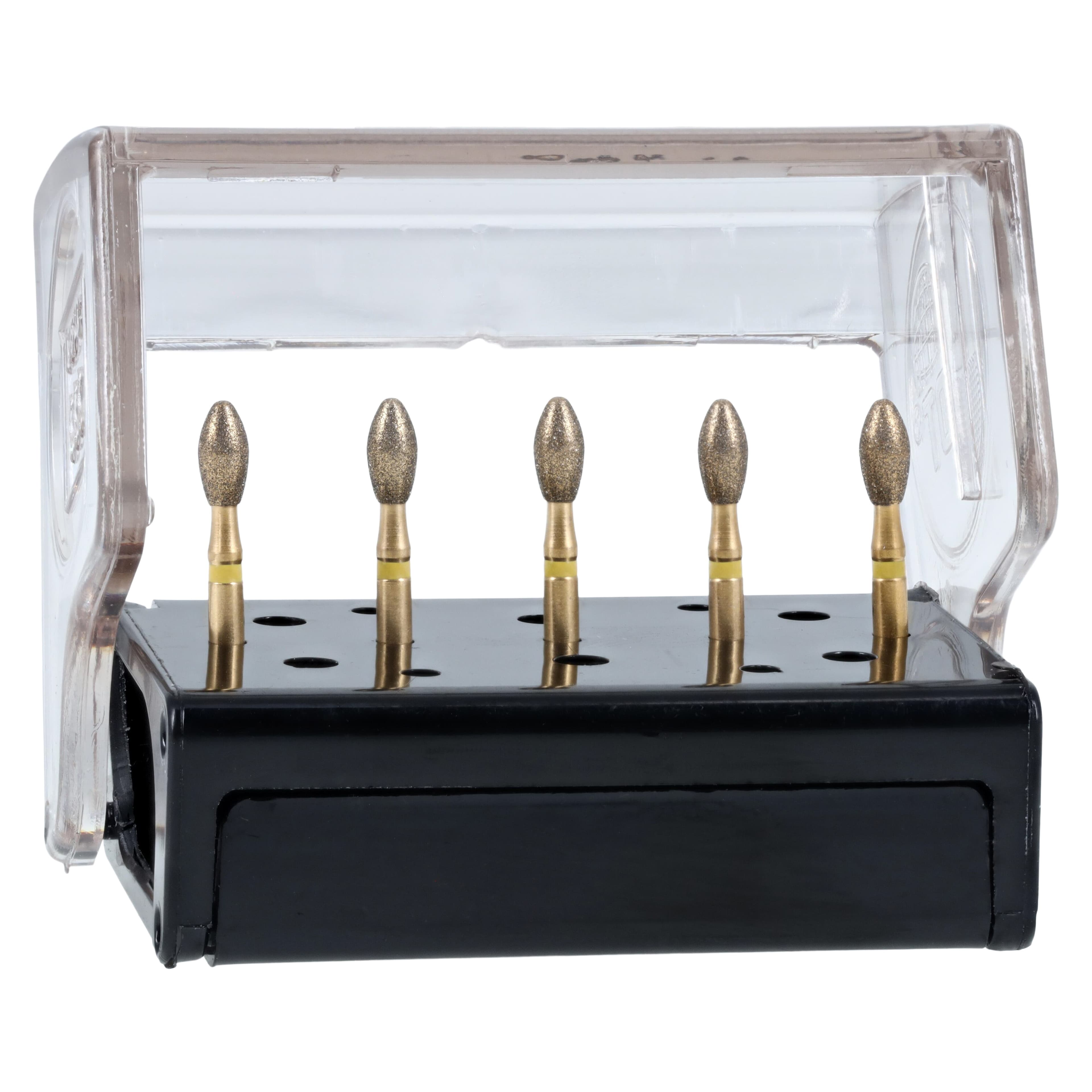 MAXIMA GOLD Diamond FG Bur, Extra Fine, Egg/Football, Friction Grip, 4.3 mm, G379-023SF, 5/Pk thumbnail 4