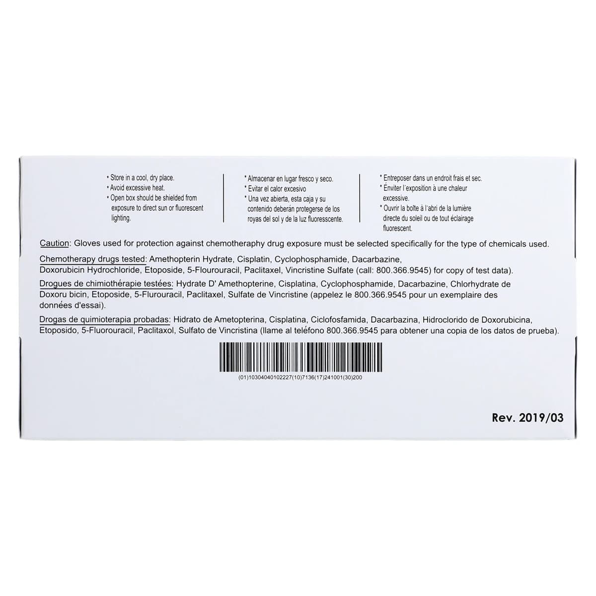Essentials 200 Nitrile Exam Gloves, Powder Free, Non-Sterile, Medium, Periwinkle, 200/Box thumbnail 7