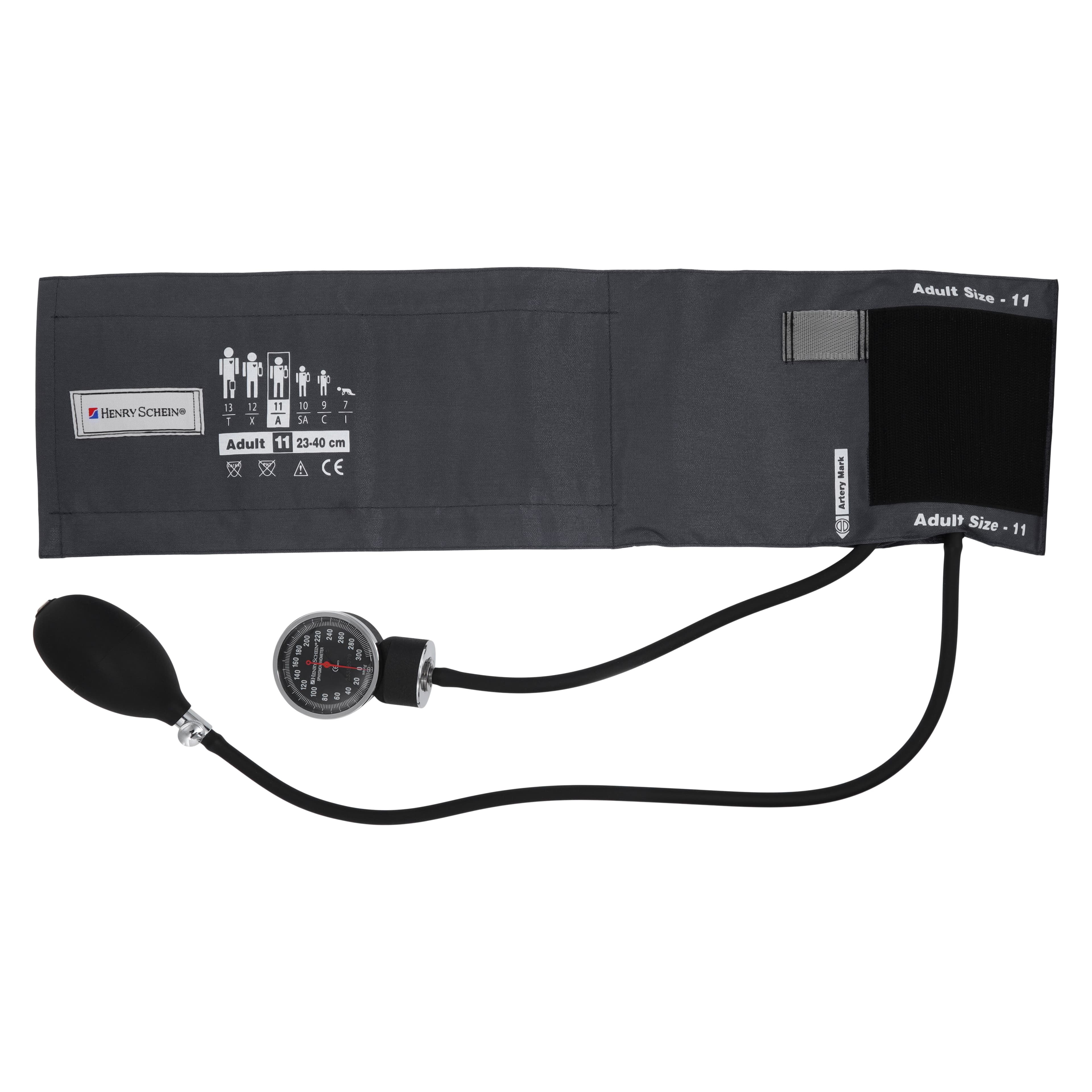 Pro's Sphyg/Sprague Kit Adult, Size 11, Black, Latex-Free, Aneroid Sphygmomanometer with Sprague Stethoscope thumbnail 3