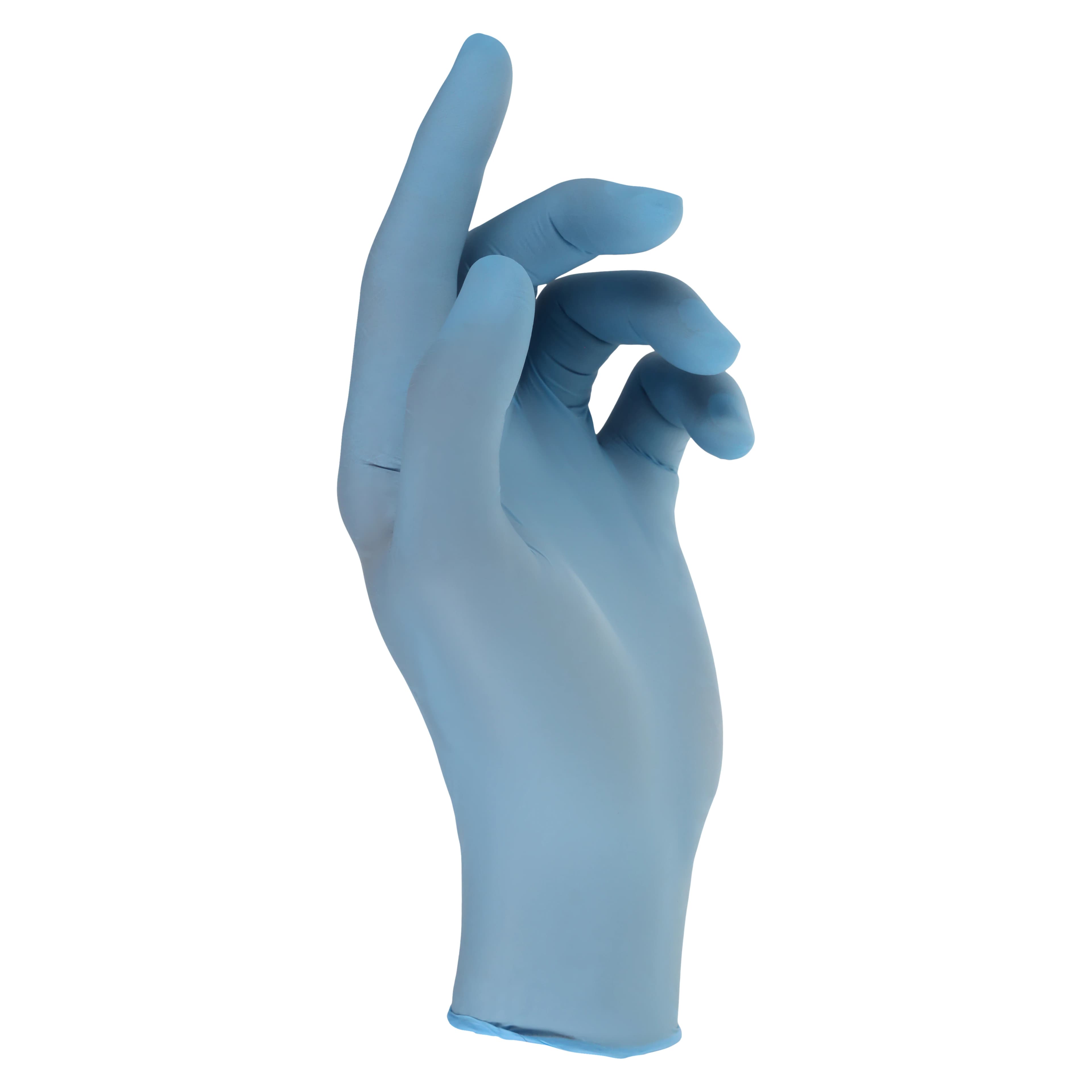 Criterion N300 Nitrile Exam Gloves, Small, Ice Blue, Non-Sterile, 300/Box thumbnail 2