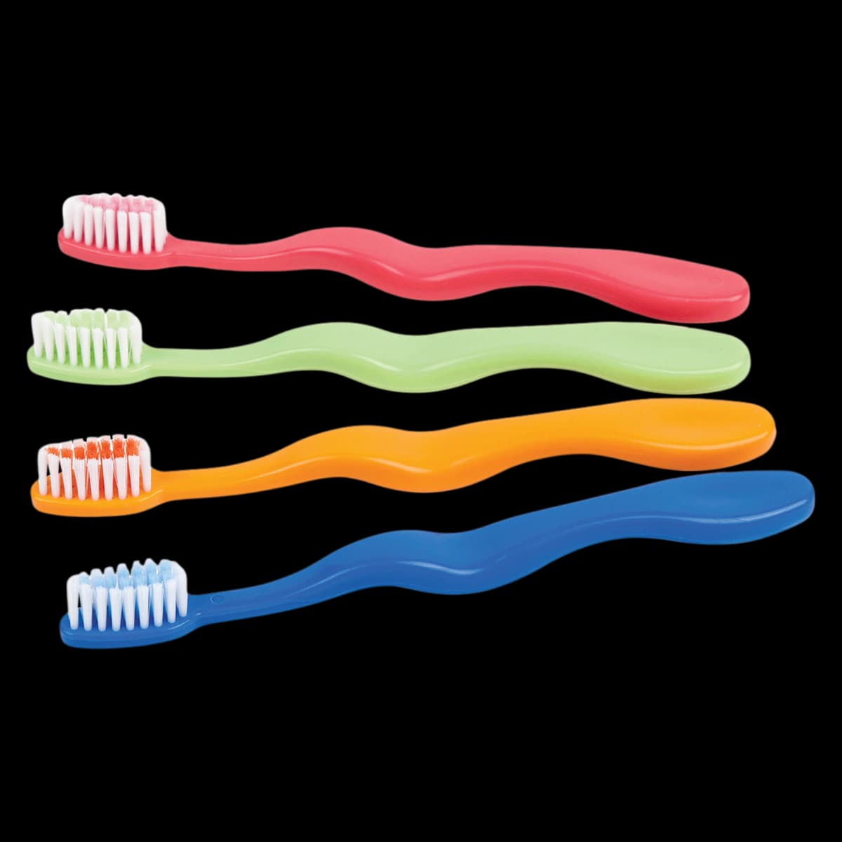 Acclean Toothbrush Youth, 30 Tuft Curvy Compact, Assorted Colors, 72/Bx - Acclean Toothbrush Youth - Image 1