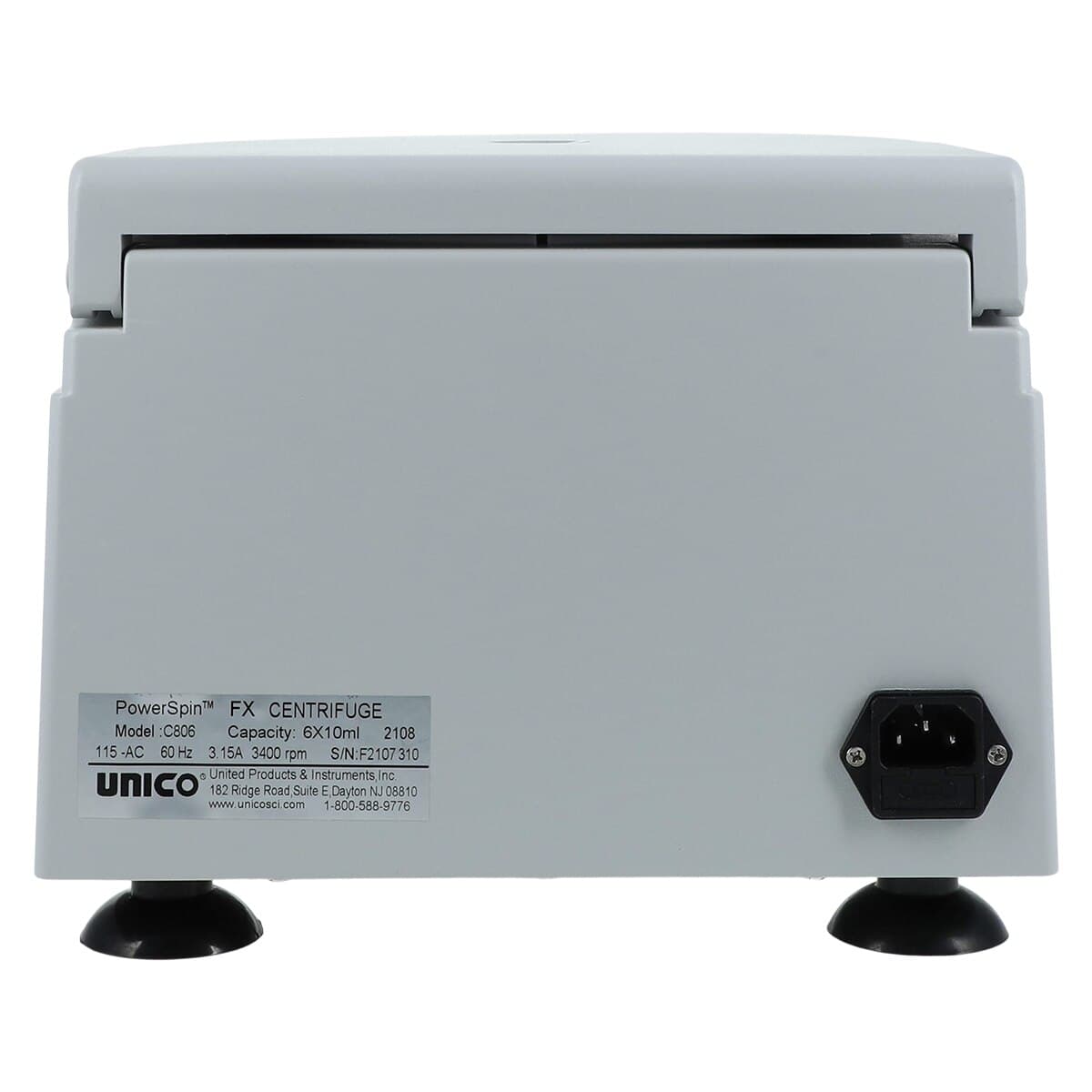 PowerSpin FX Fixed Speed Centrifuge, 6-Place, 3400 RPM thumbnail 6