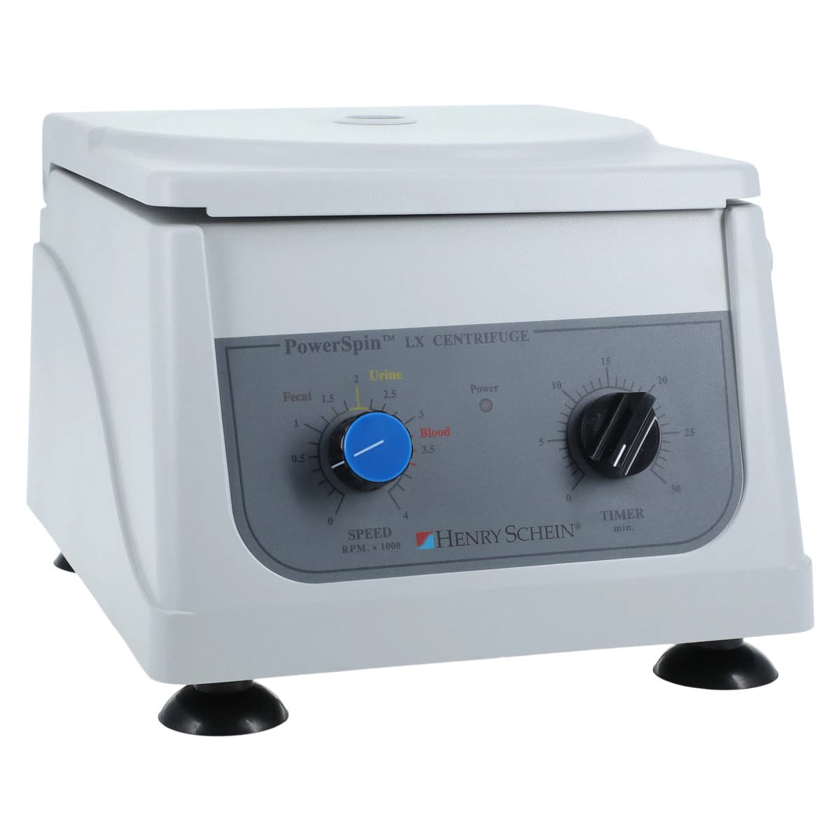 PowerSpin LX Phlebotomy Centrifuge, 8-Place, 300-4000 RPM, Fixed Angle Rotor, with Triple Slide/3x10mL Developer/Applicators thumbnail 2