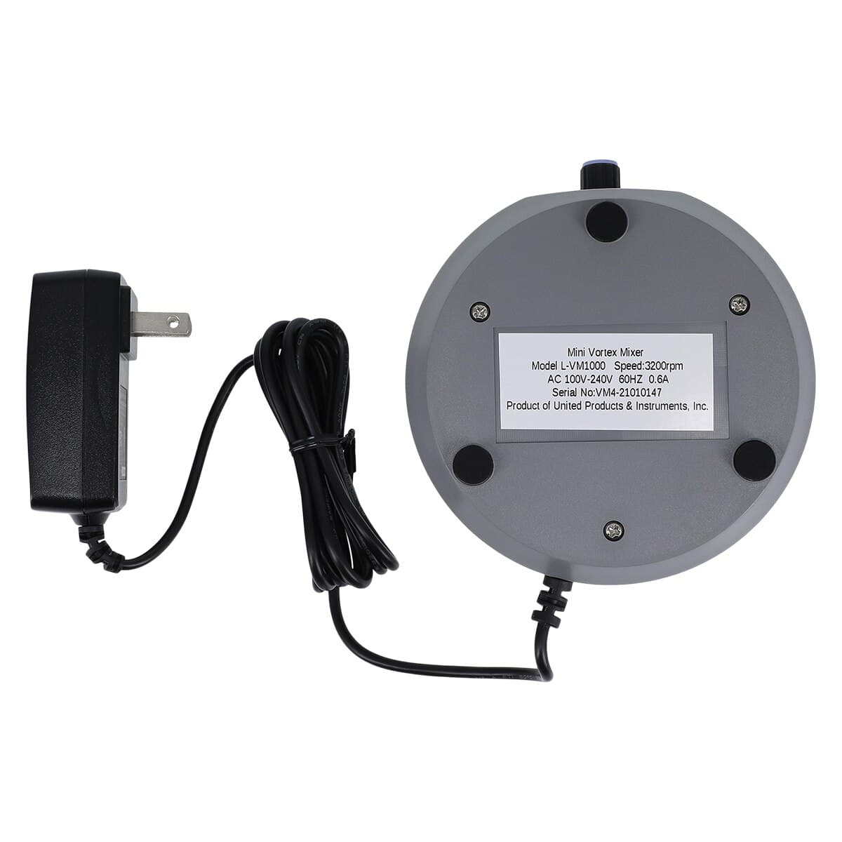 Vortex Tube Mixer Mini, 3200 rpm, LED Indicator, 120V, 6.2" x 5" x 6.5" thumbnail 6