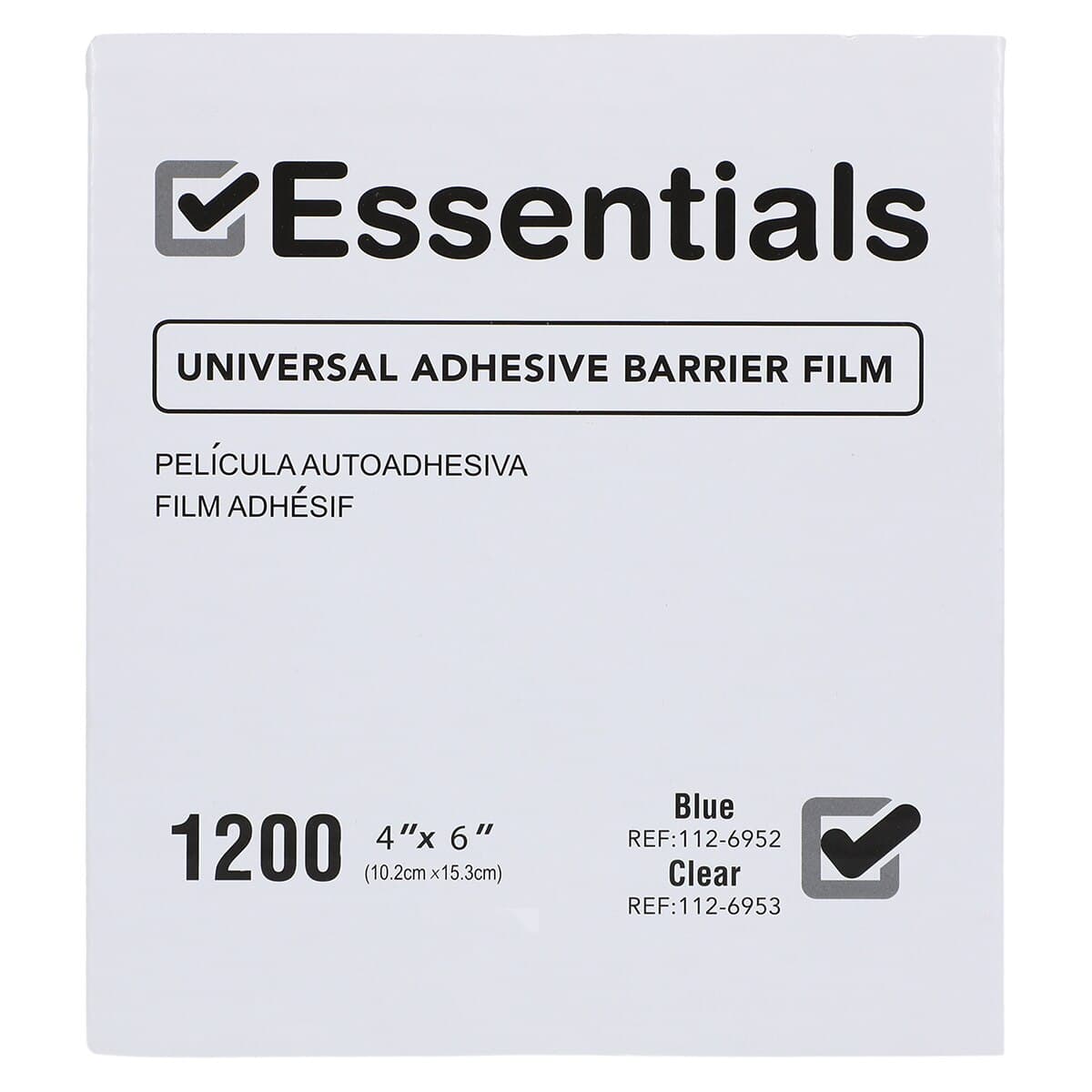 Essentials Healthcare Cover Film, Clear, 4 in x 6 in, Disposable, 1200/Box thumbnail 4
