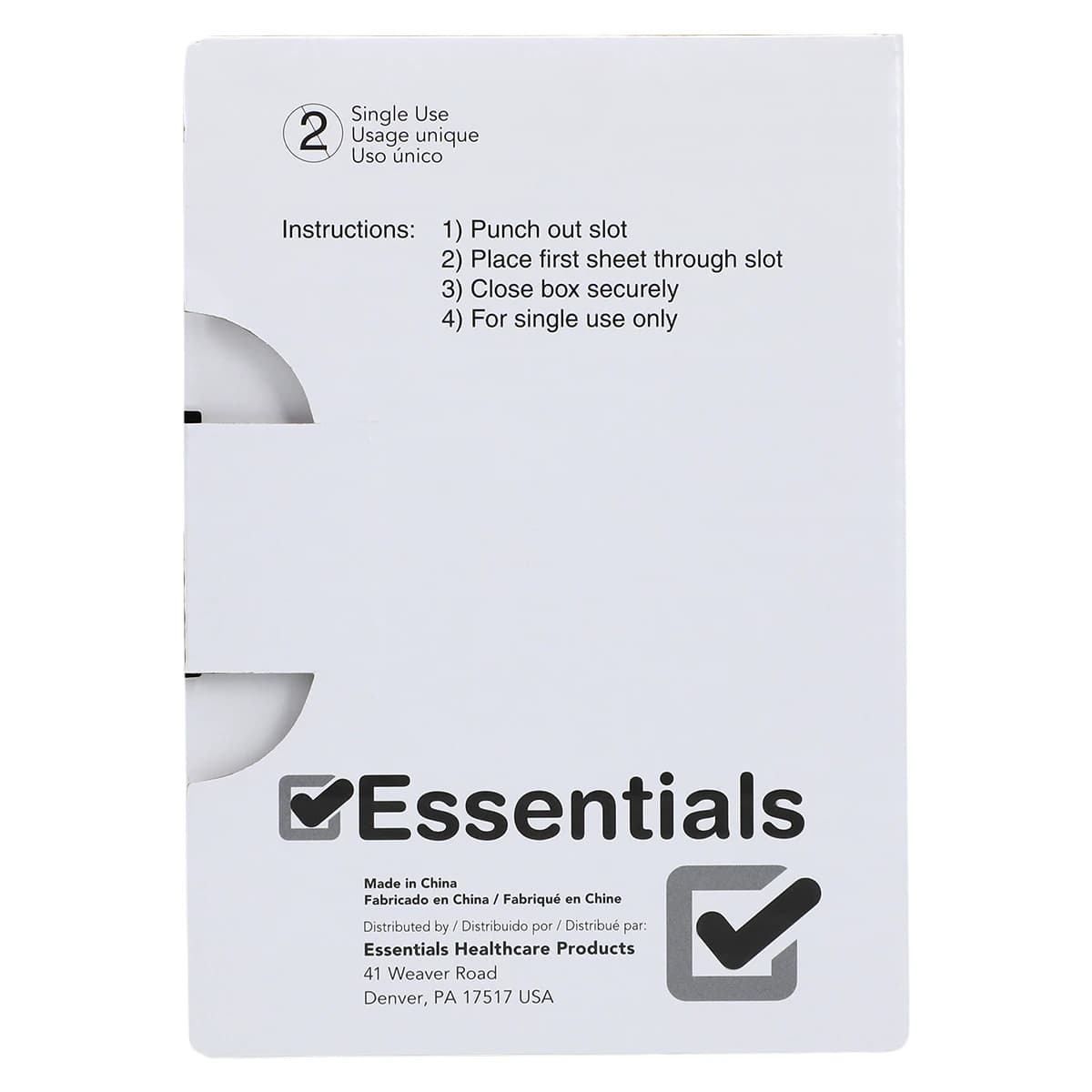 Essentials Healthcare Cover Film, Clear, 4 in x 6 in, Disposable, 1200/Box thumbnail 3