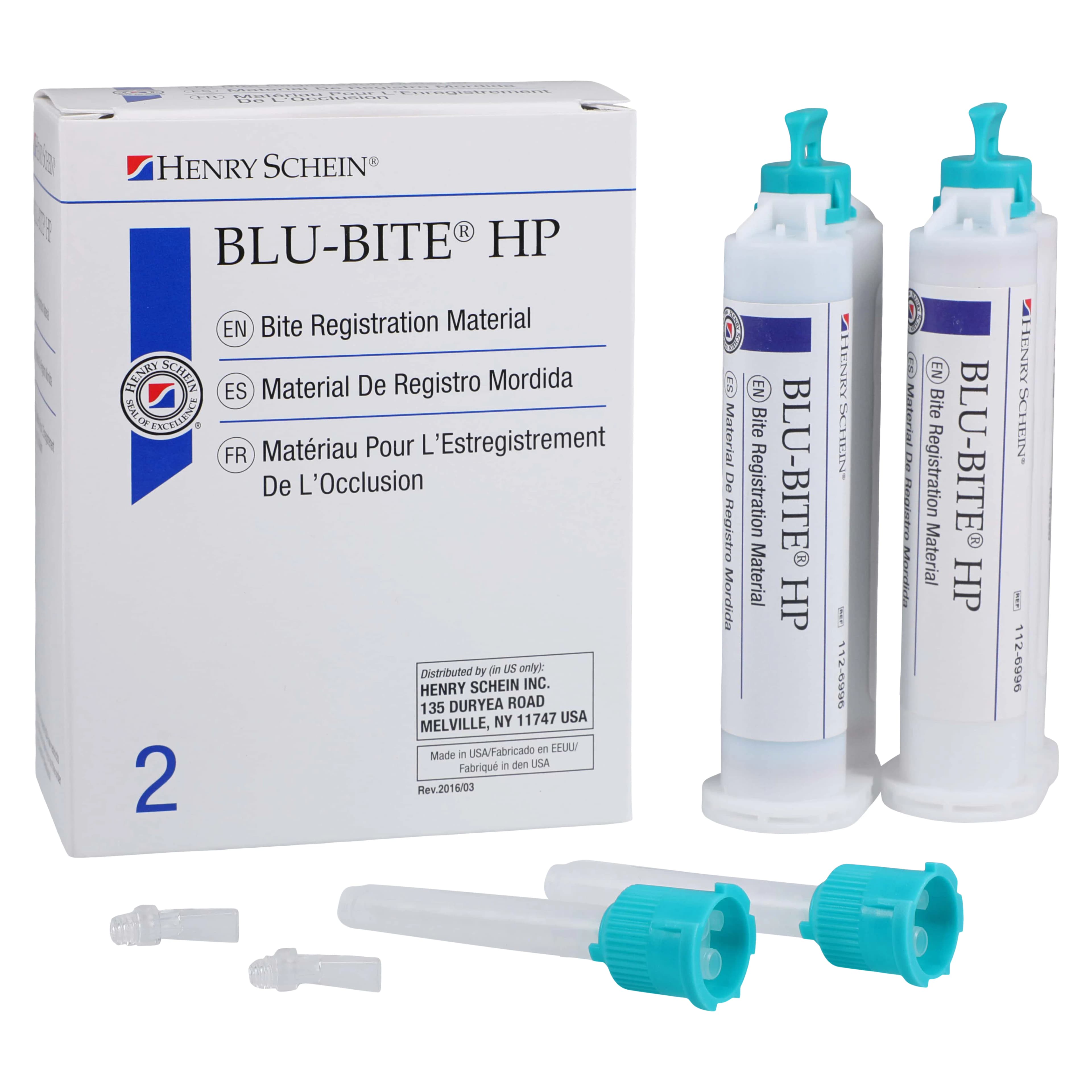 Blu-Bite HP Fast Set Bite Registration Material, Vinyl Polysiloxane, Mousse, Vanilla, 2/Bx thumbnail 2