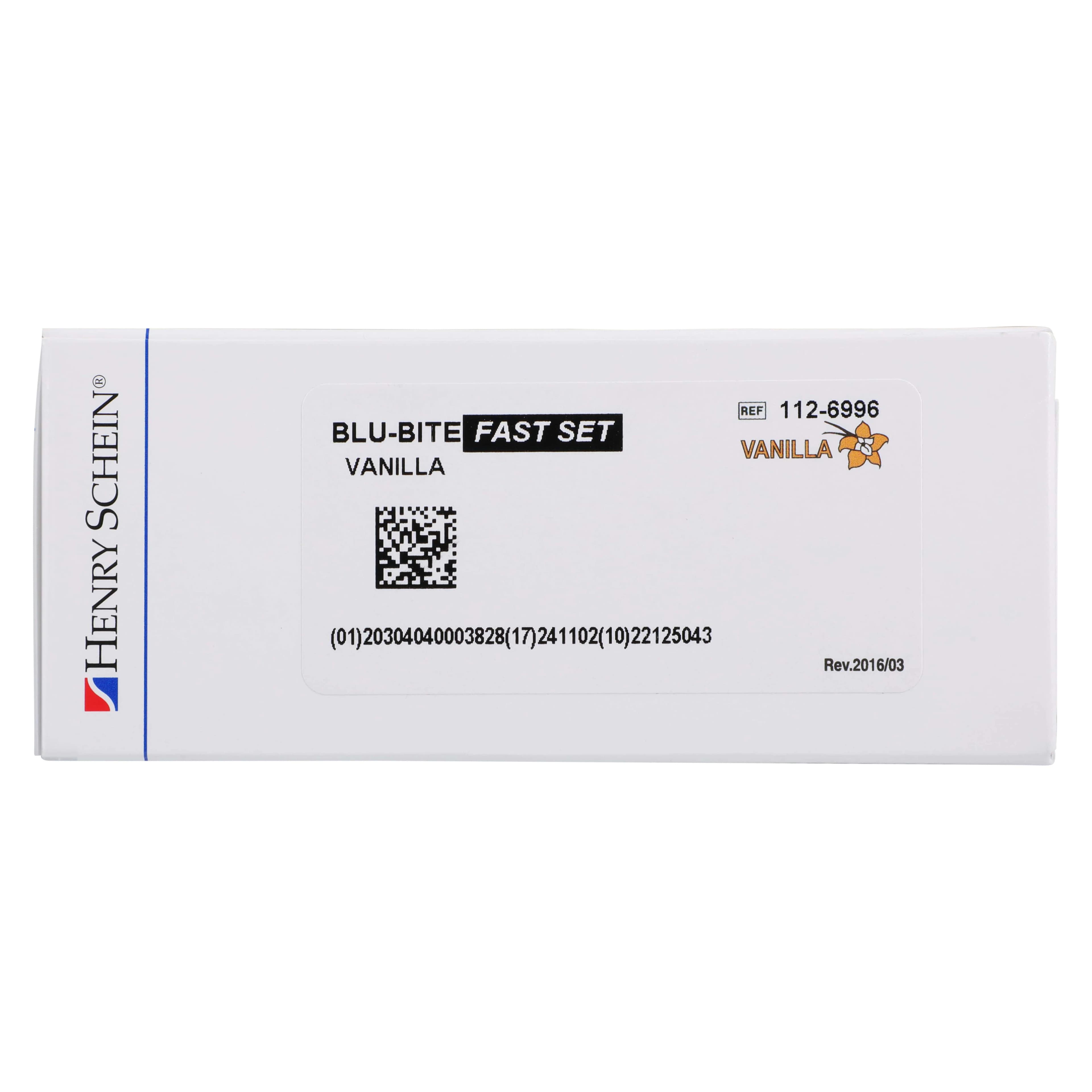 Blu-Bite HP Fast Set Bite Registration Material, Vinyl Polysiloxane, Mousse, Vanilla, 2/Bx thumbnail 12