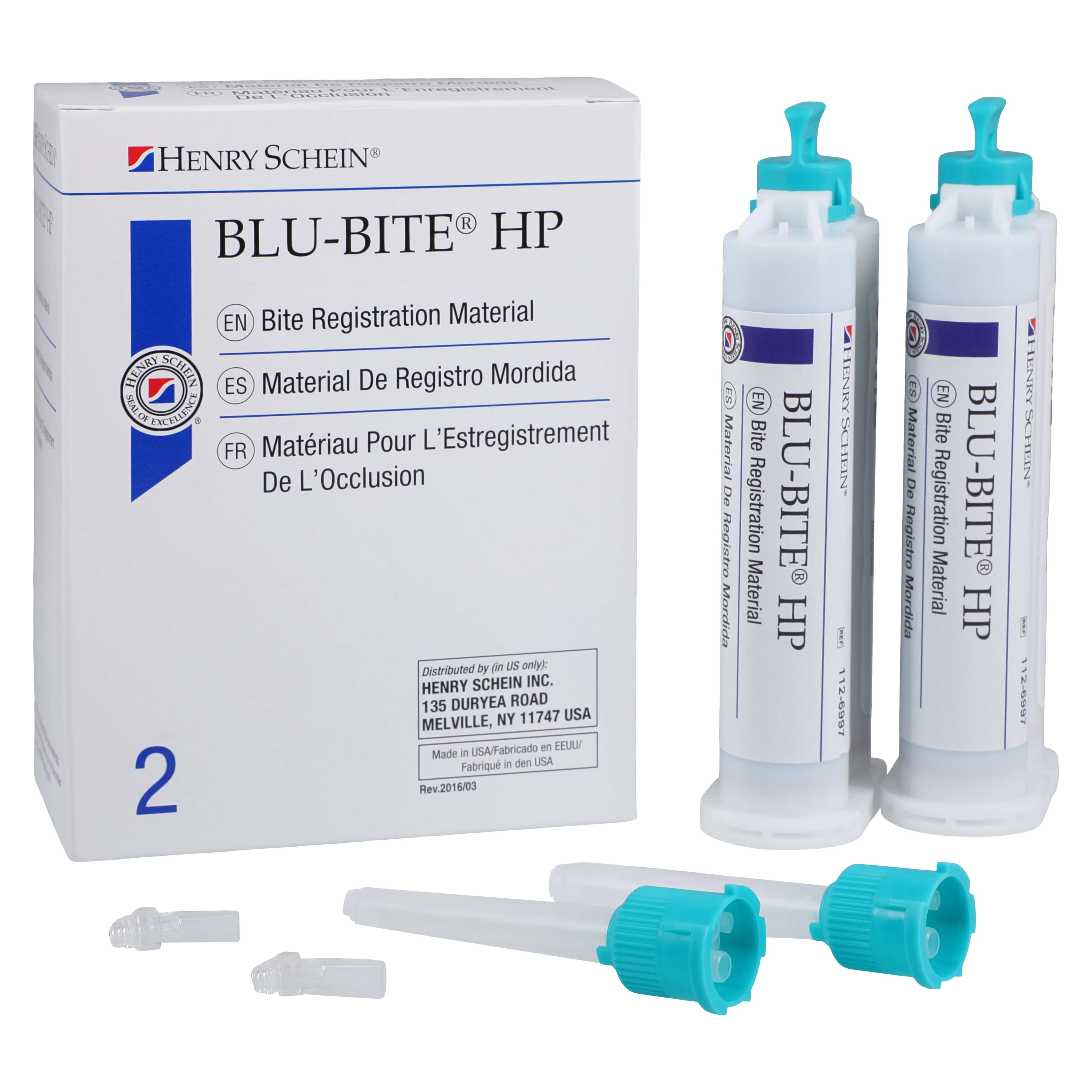 Blu-Bite HP Super Fast Set Bite Registration Material, Vinyl Polysiloxane, Mousse-Like, Vanilla, 2/Box thumbnail 2