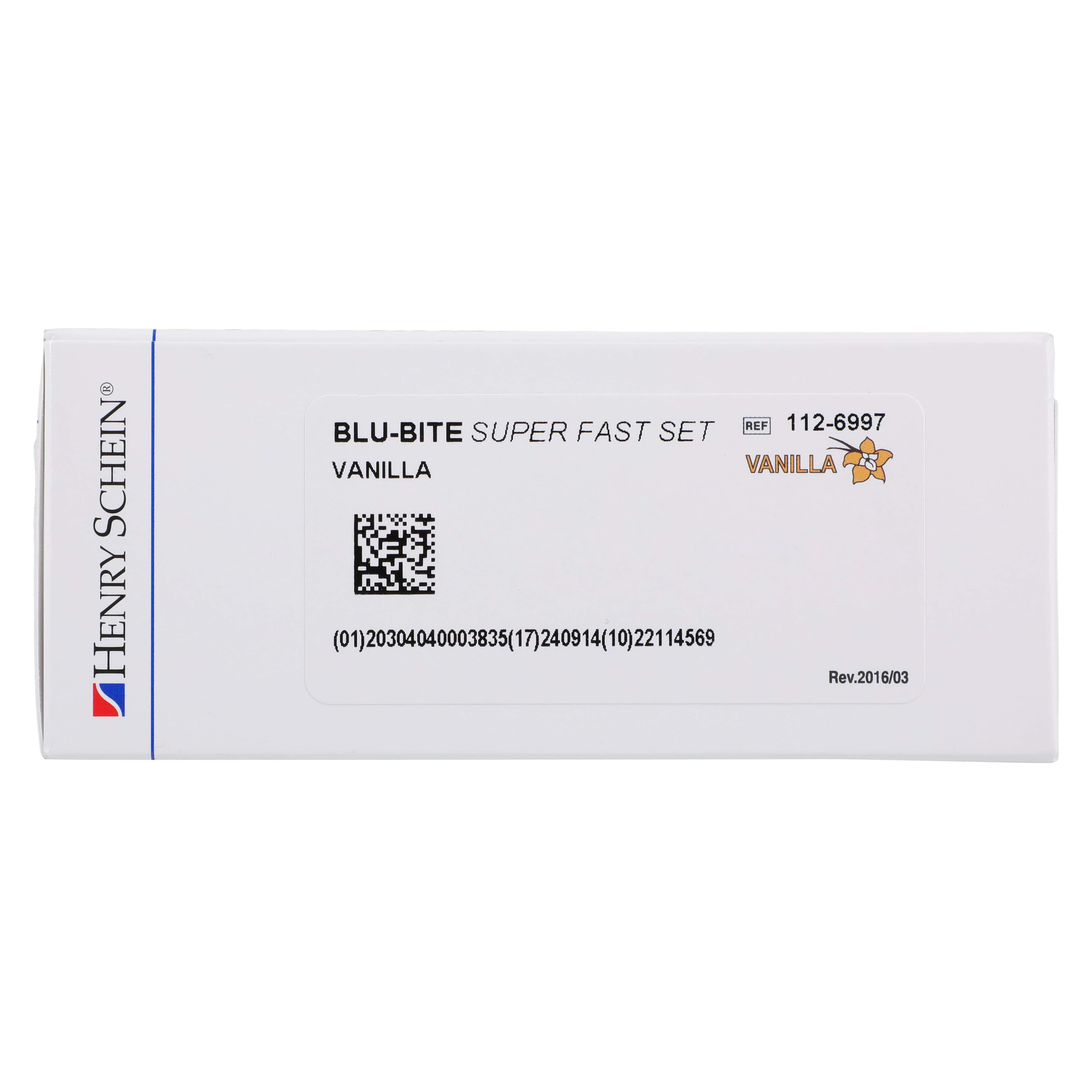 Blu-Bite HP Super Fast Set Bite Registration Material, Vinyl Polysiloxane, Mousse-Like, Vanilla, 2/Box thumbnail 12