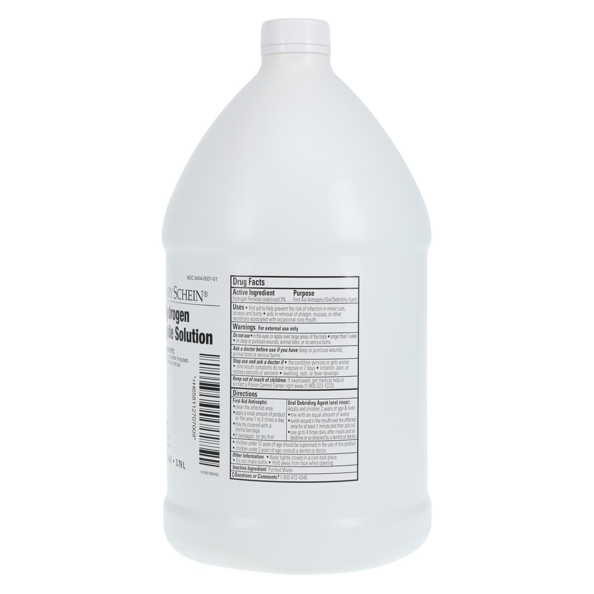 Hydrogen Peroxide 3% Antiseptic Solution, 128 oz Bottle thumbnail 2