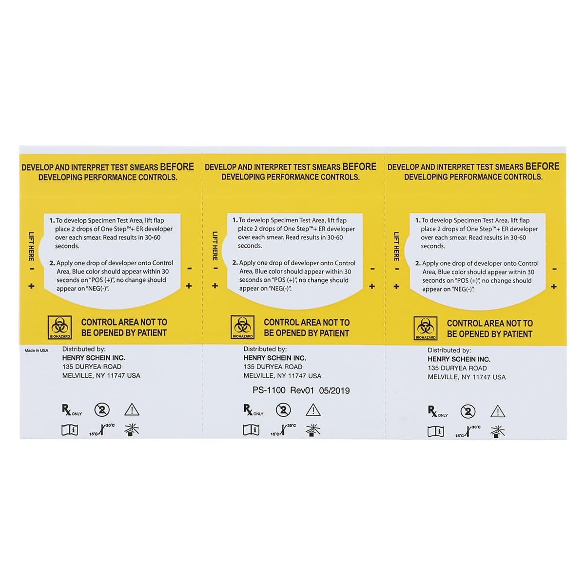 OneStep+ Enhanced Readability FOB Test Kit, Triple Slide/Developer/Applicator, 50/Box thumbnail 9