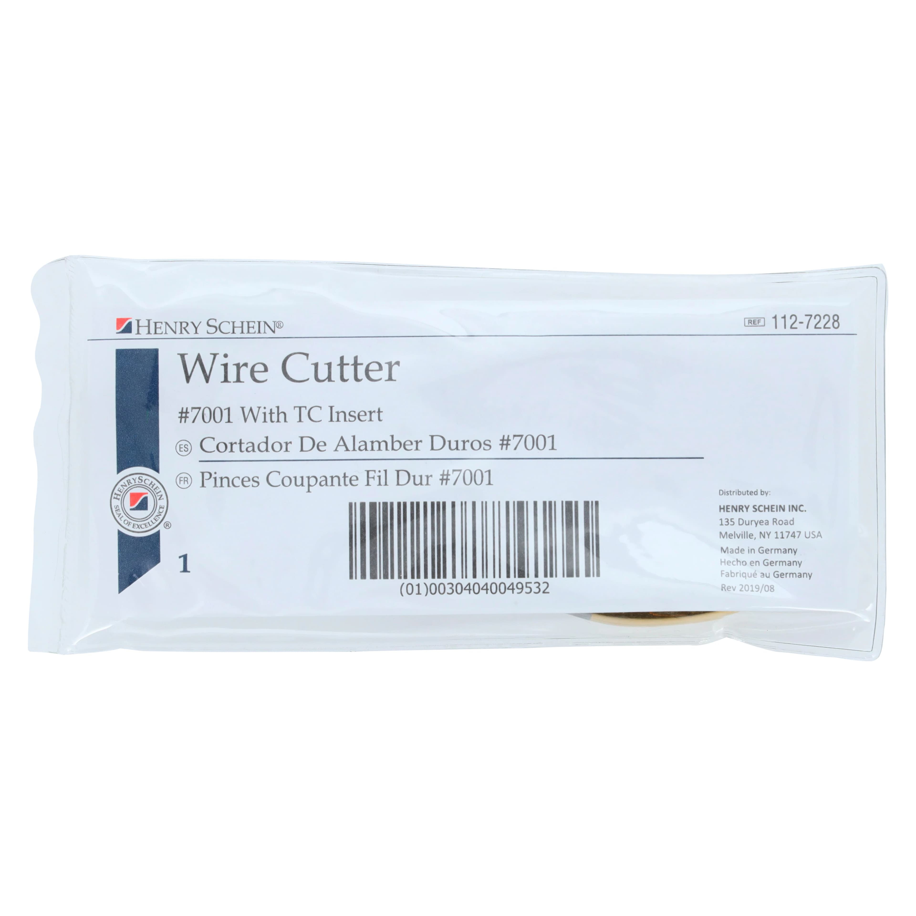 7001 Wire Cutter, German Surgical-Grade Steel, Tungsten-Carbide Tips, Each thumbnail 4