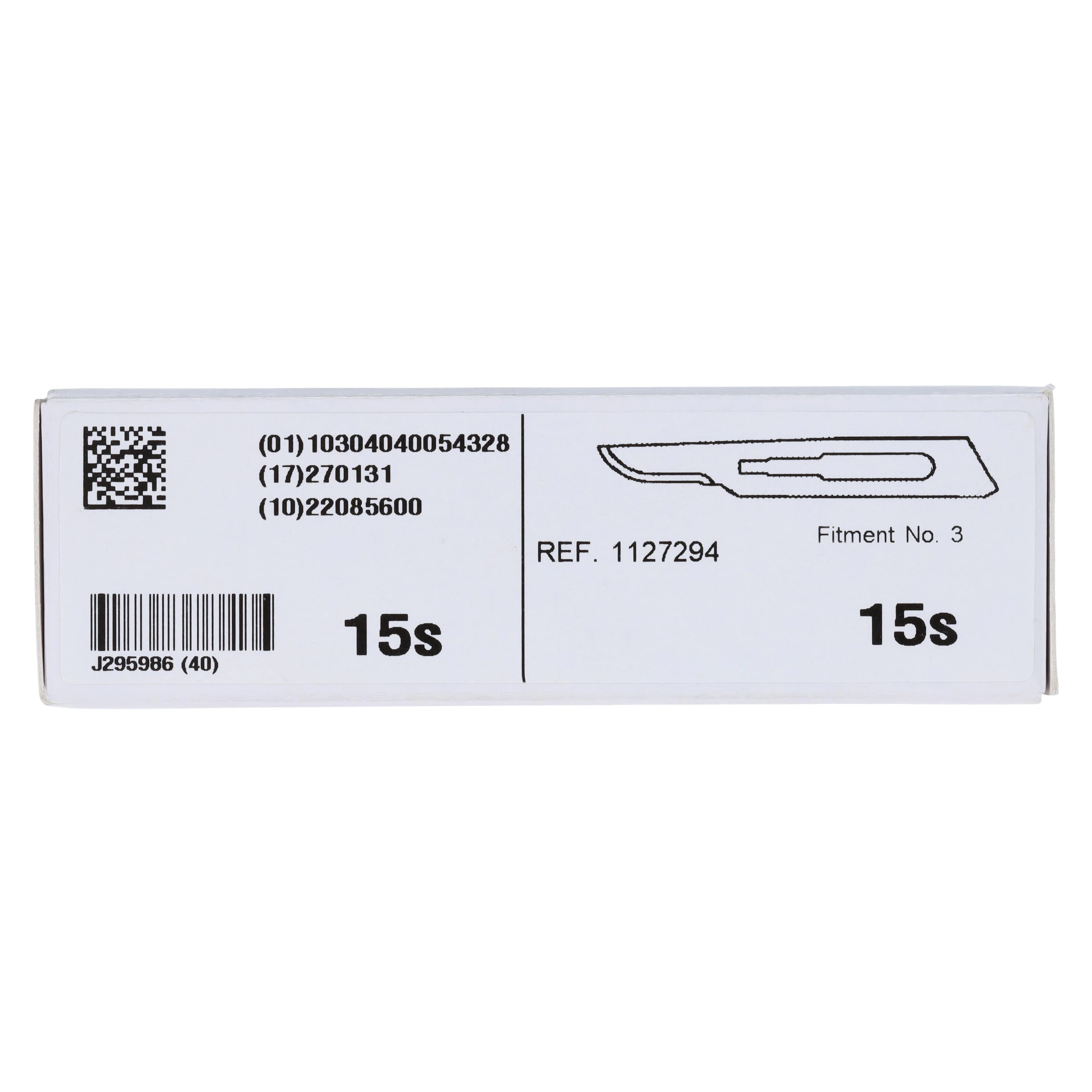 Henry Schein Surgeon Blades, Stainless Steel, Sterile, #15S, Disposable, 100/Box thumbnail 5