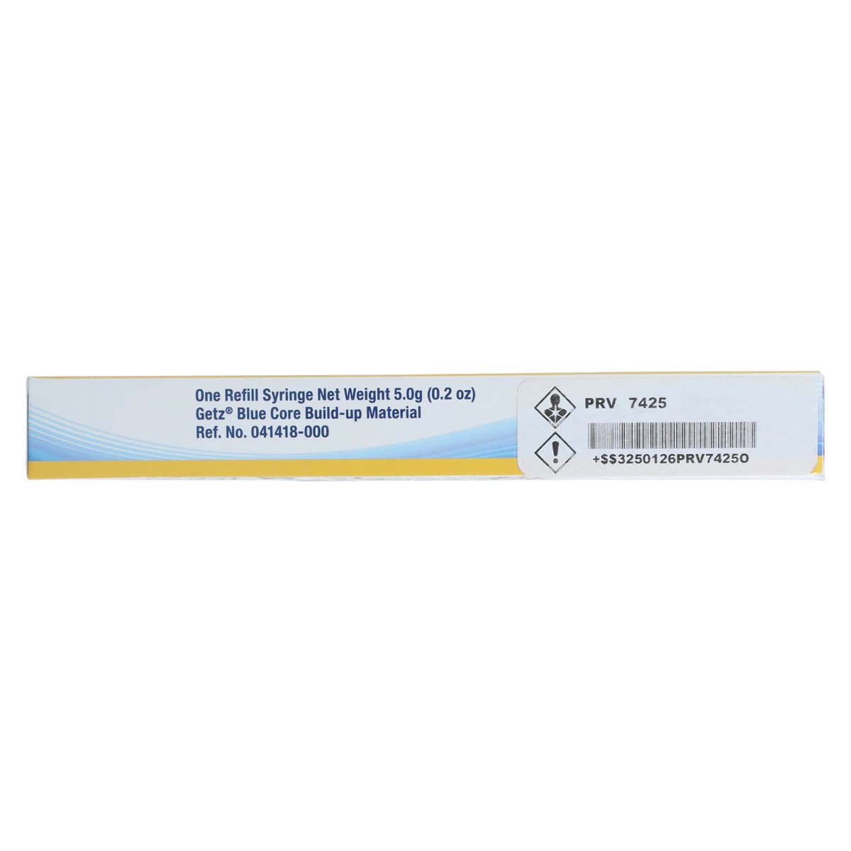Getz Blue Core Crown Build-Up Material, Light-Cured Composite Syringe, 5g, 041418-000 thumbnail 6