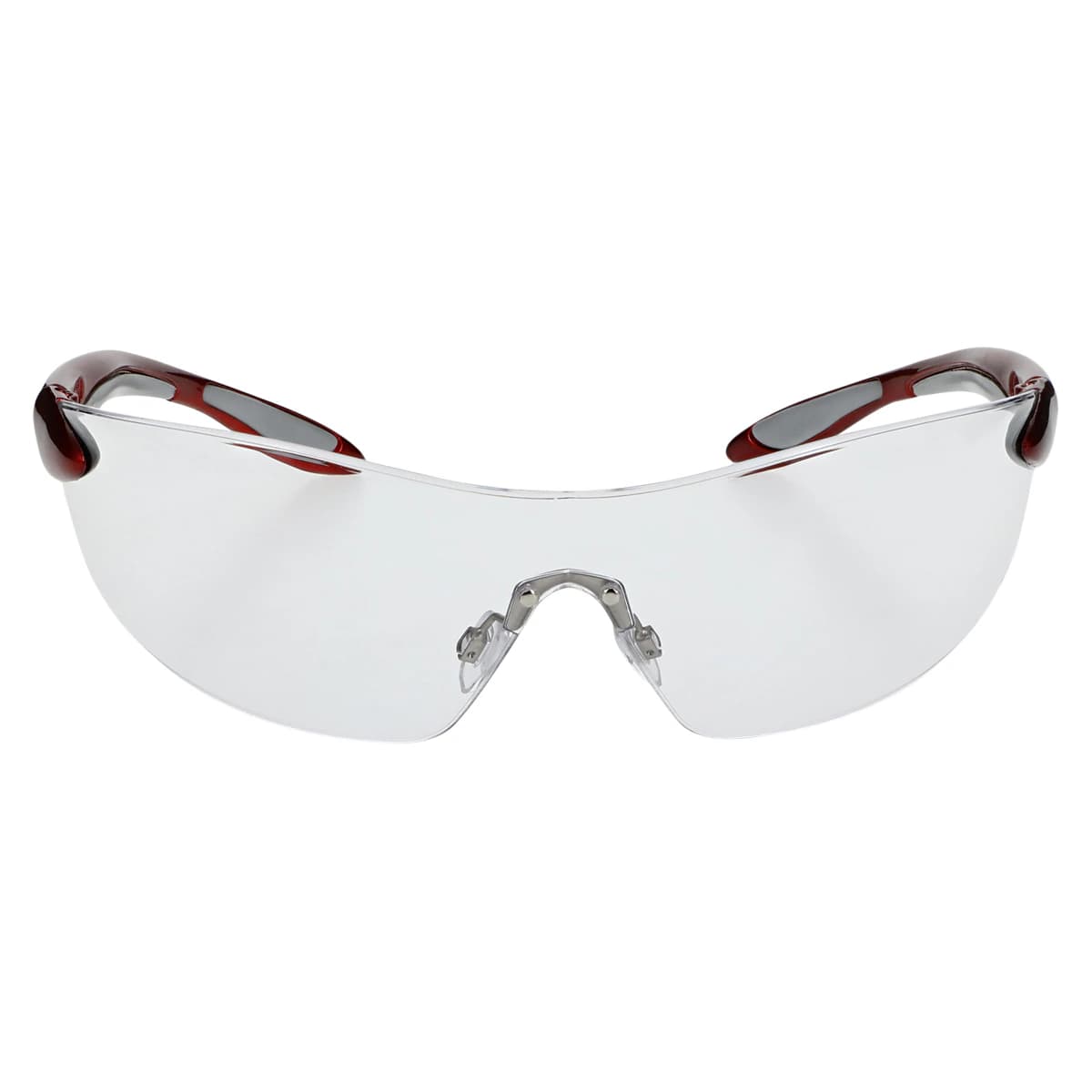 Uvex Ignite Eyewear, Clear Lens, Red & Silver Frame, Each, 355826 thumbnail 3