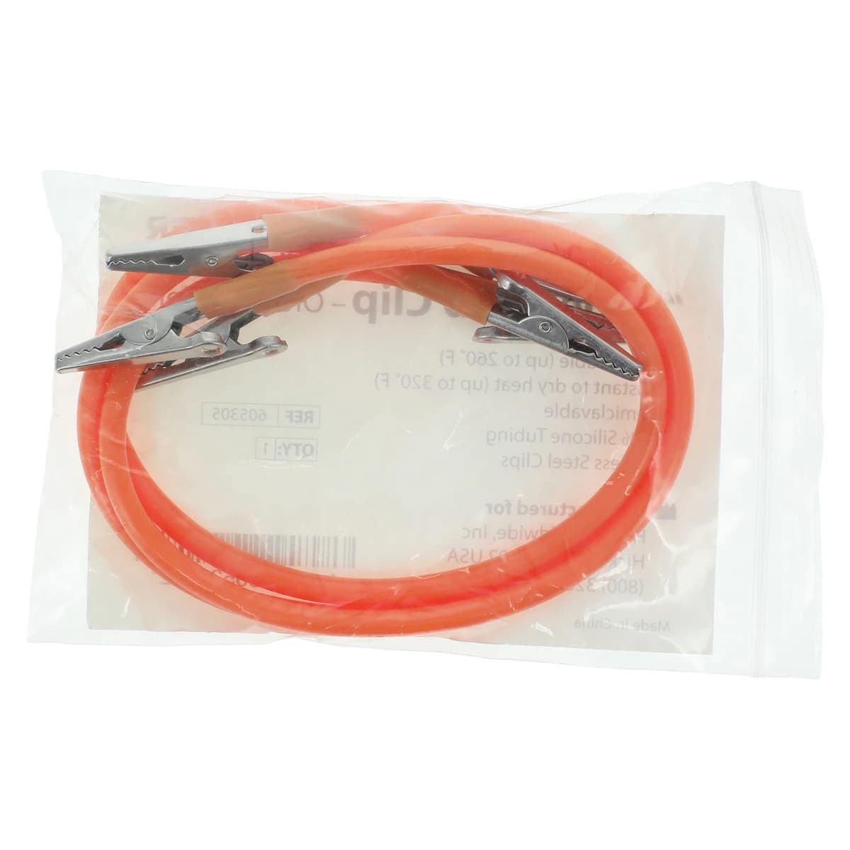 Hager Super Bib Clip, Orange, 3/Pk, 605305 thumbnail 3