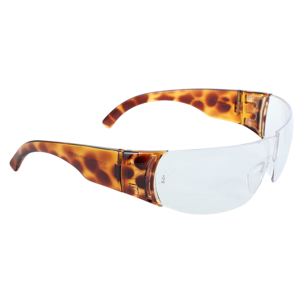 Hager Worldwide Jewels Anti-Scratch Protective Eyewear, Clear Lens, Tortoise Shell Frame, 355717 thumbnail 3