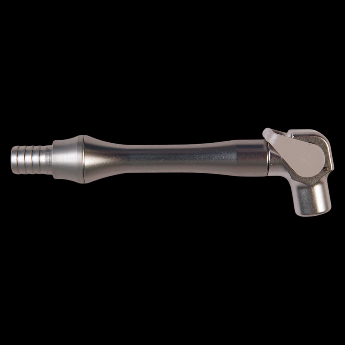 Hager Ergo-Vac HVE Handpiece, Stationary Head with 1/2" (12.7 mm) Swivel Tubing Adapter, Aluminum, Autoclavable - Hager - Ergo Vac Stationary W/ 1/2' (12.7 Mm) Swivel Tubing Adapter - Image 1