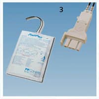 Conmed PadPro Defibrillator Pads, Adult/Child, 6.1 x 4.5 in, White, 10 Pairs/Case - Defibrillator Pad Adult - Image 1