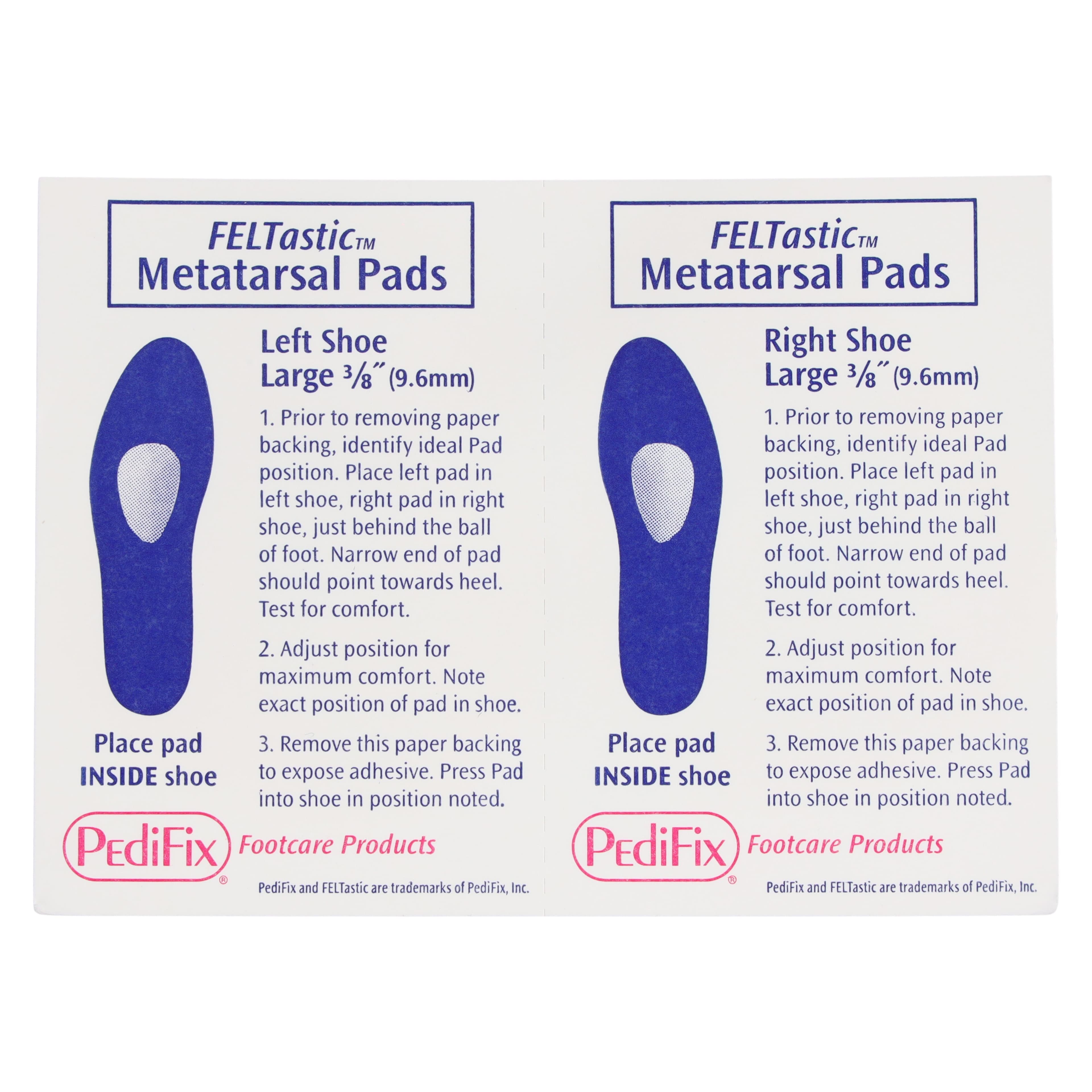 Pedifix FELTastic Orthopedic Felt Metatarsal Pads, 3/8" Thick, Large thumbnail 4
