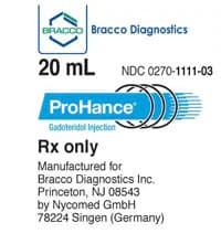ProHance (Gadoteridol) Injection 279.3 mg/mL, Single-Dose Vial, 20 mL, 5/Package - Prohance f/Inj - Image 1