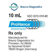 ProHance (Gadoteridol) Injection 279.3 mg/mL, Single-Dose Vial, 10 mL, 5/Package - Prohance f/Inj - Image 1