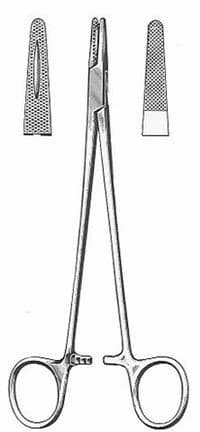 Mayo-Hegar Needle Holder, 7" Tungsten Carbide, Each - Needle Holder Mayo Hegar - Image 1