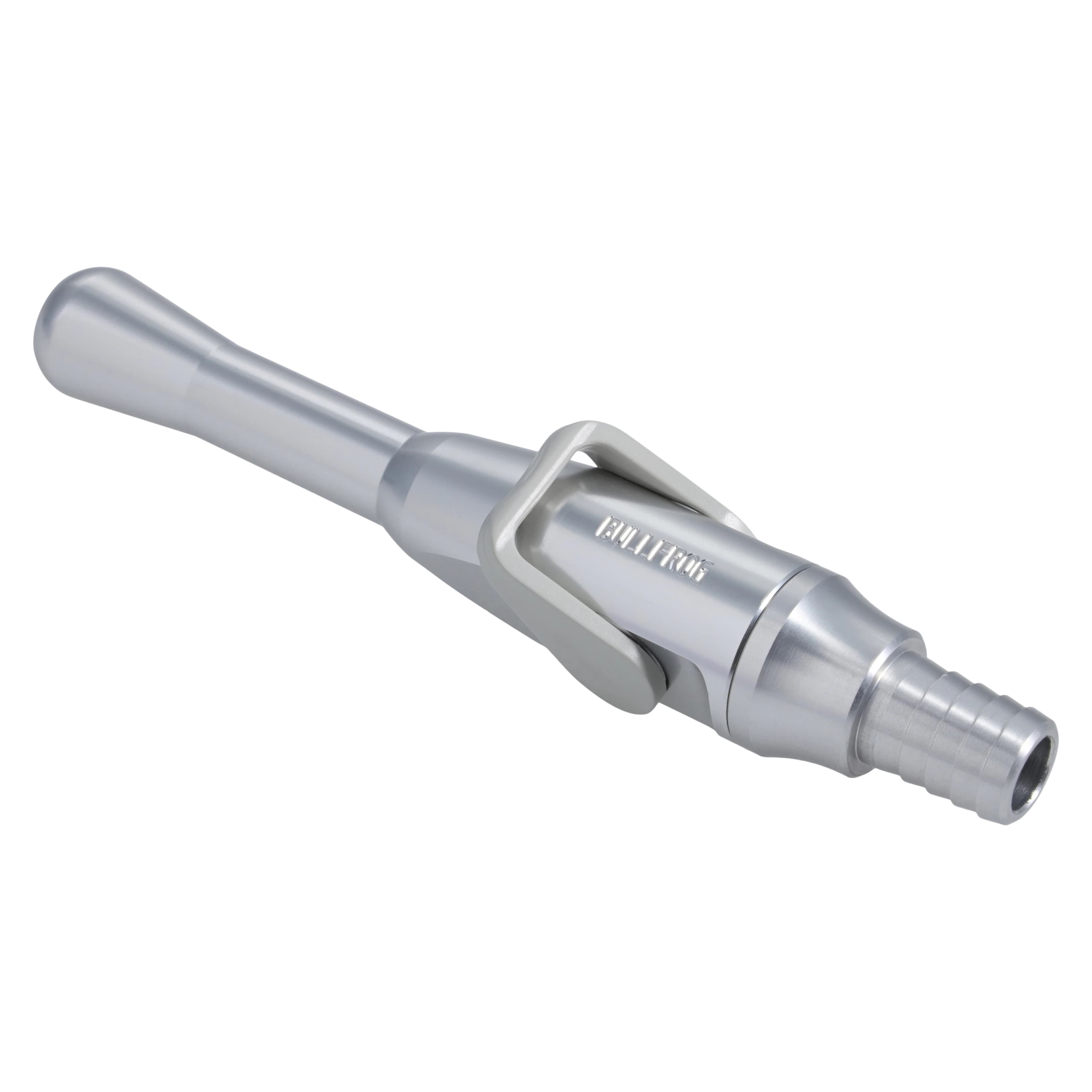 Bull Frog Classic Extended HVE Handpiece with 1/2" Swivel Adapter, Autoclavable Aluminum, B11106 thumbnail 2