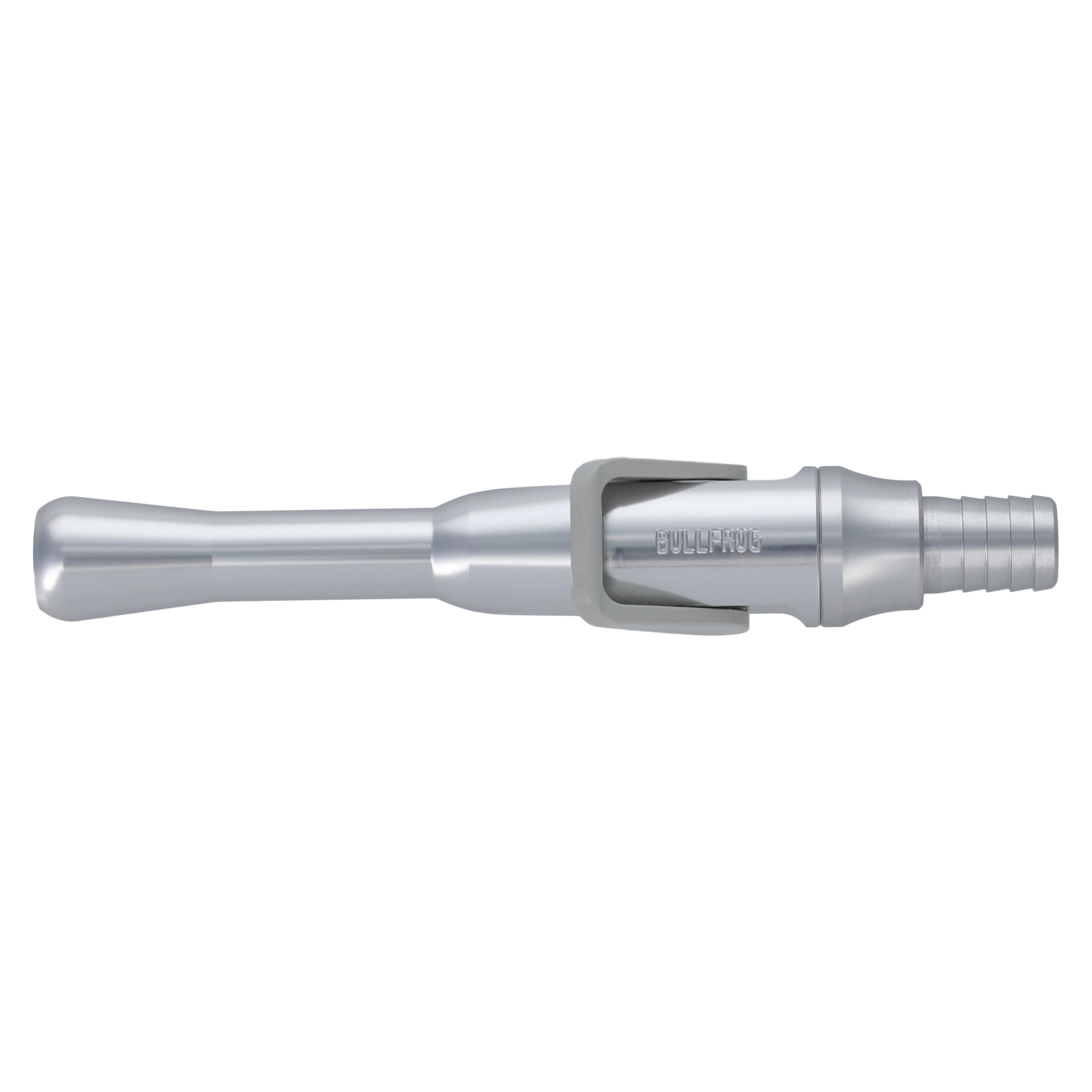 Bull Frog Classic Extended HVE Handpiece with 1/2" Swivel Adapter, Autoclavable Aluminum, B11106 thumbnail 4