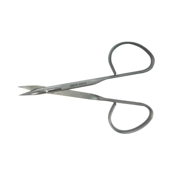 Gradle Suture Scissors, Slight Curve, 3-3/4" (9.5 cm), Stainless Steel, Non-Sterile, Reusable - Scissor Gradle Eye Suture - Image 1