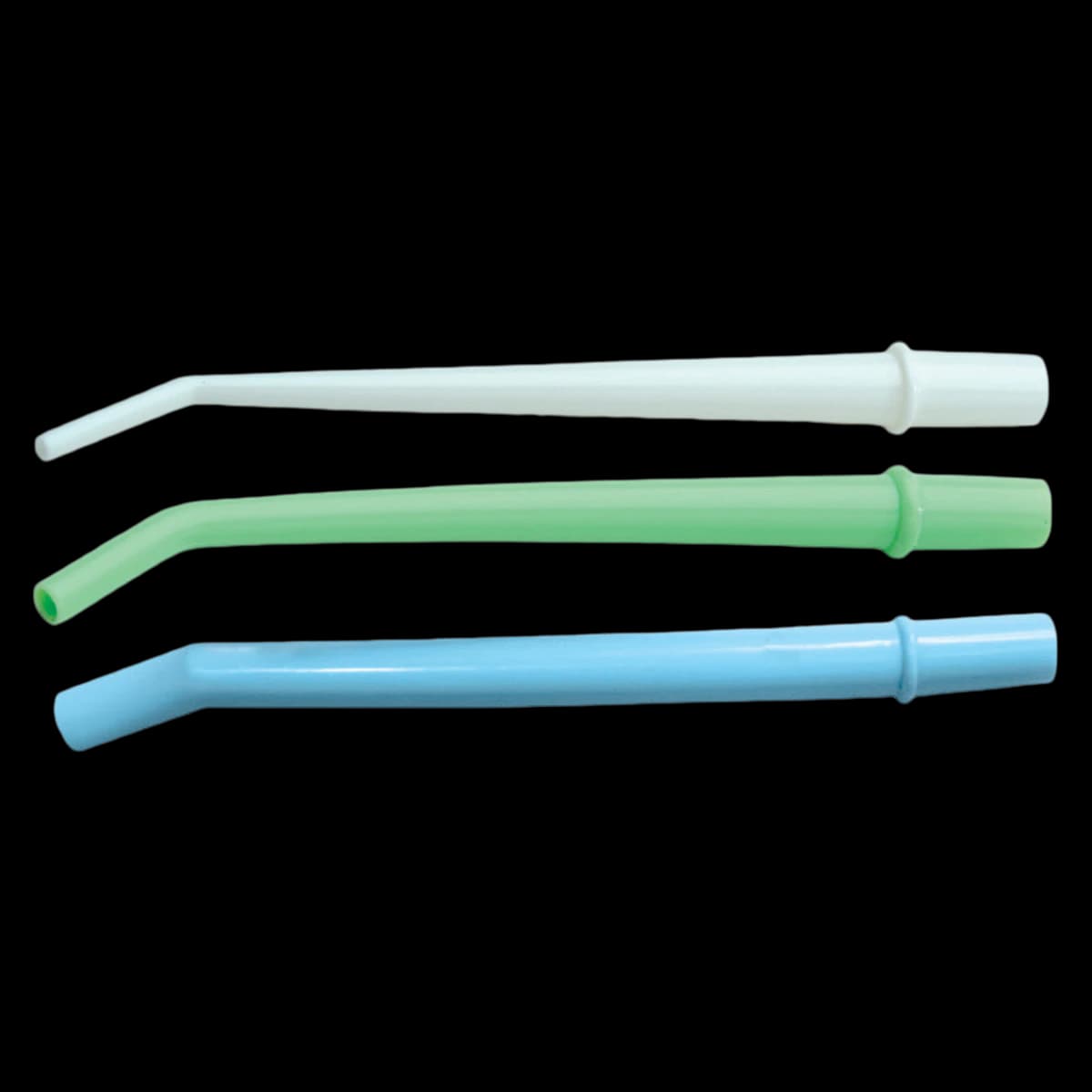 Vista Apex Surgical Evacuation Tubes, Green, 1/4" Diameter, 6" Length, Pre-Bent 30°, 25/Bag, #403202 - Green 1/4" Diameter 25/Pkg. 403202 - Image 1