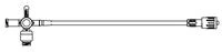 B. Braun Ultraport IV Extension Set with 4-Way Stopcock, 10" Female Luer Lock/Spin Connector, 100/Case - Extension Set Stopcock - Image 1