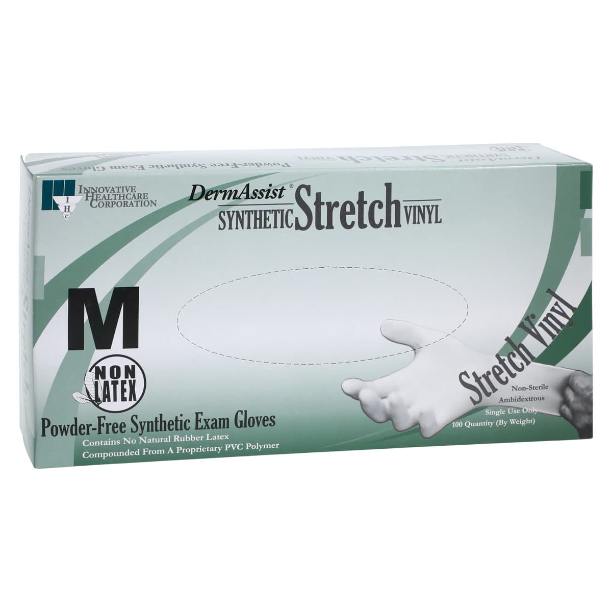 DermAssist PF Vinyl Exam Gloves, Medium, Tan, Non-Sterile, 1000/Case thumbnail 4