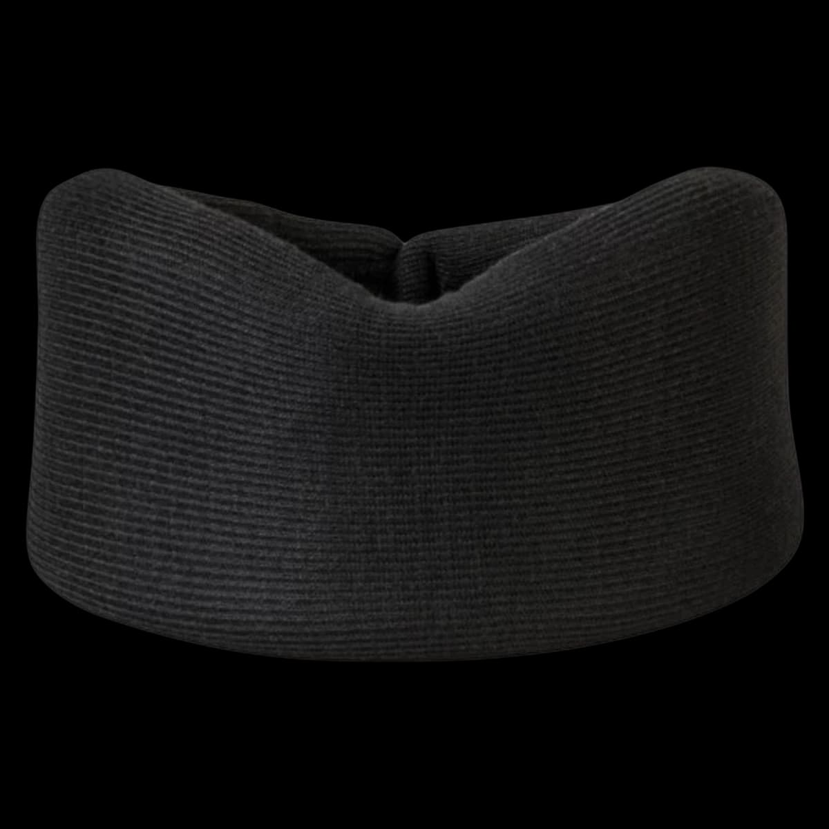 Core Products Cervical Collar, Polyurethane Foam, 3" x 24", One Size, Black - Collar Cervical 3"Foam Blk - Image 1