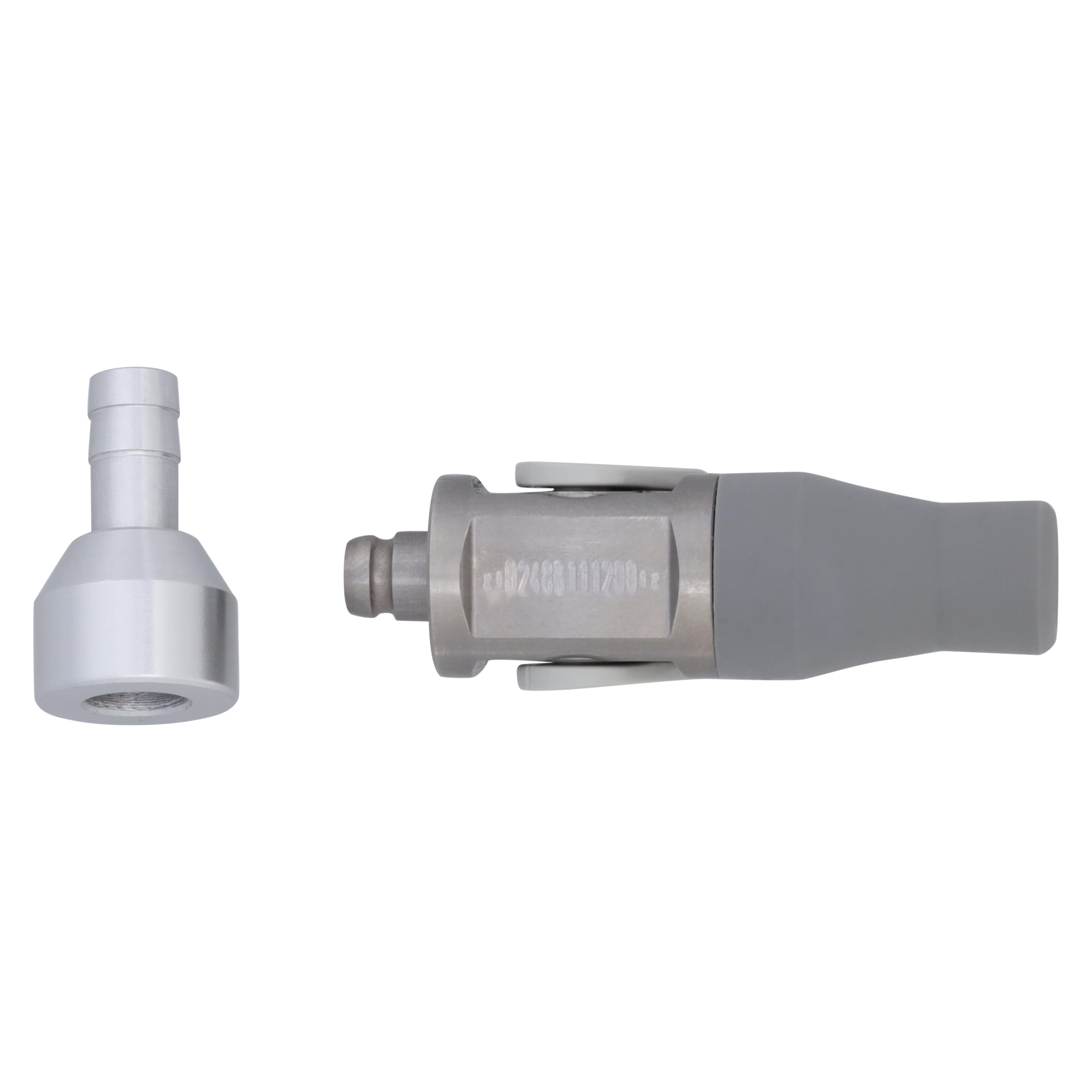 Bull Frog Saliva Ejector Valve Combo Kit, Stainless Steel, Autoclavable, 3 Handpieces with 1 Swivel Tubing Adapter, B11118 thumbnail 2