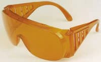 Uvex Orange Blocking Safety Glasses, Standard Frame, Fits Over Glasses (OTG), Orange, 1/Pkg - Uvex Orange Blocking Glasses - Uvex Orange Blocking Glasses - Image 1