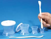 Hager Worldwide Miramix Mixing Cup Cover, Large, White, Each - Mira Mix Cover Large - Image 1