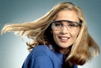 Uvex Astrospec 3000 Protective Eyewear, Clear Lens, Black Frame, 355537 - Astro 3000 Protective Eyewear Clear Lens Black Frame, 355537 - Image 1