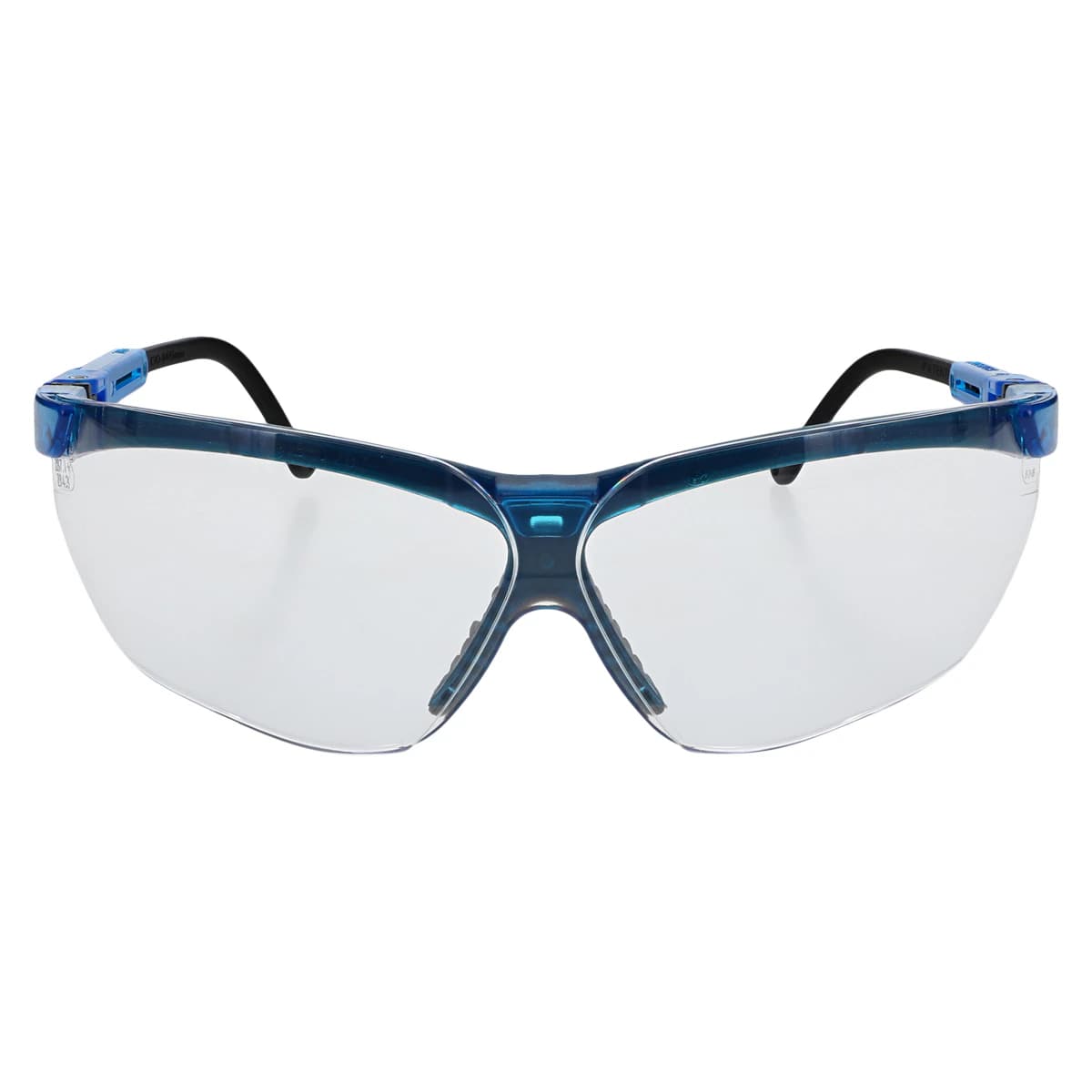 Uvex Genesis Safety Glasses, Clear Lens, Vapor Blue Frame, 1/Pk, 355816 thumbnail 4