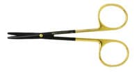 Padgett SuperCut Strabismus Scissors, Curved, 4-1/2", Tungsten Carbide/Ceramic, Each - Scissor Strabismus Blunt - Image 1