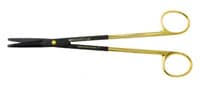Padgett SuperCut Gorney Plastic Surgery Scissors, Straight, 7-1/2", Tungsten Carbide/Ceramic, Each - Scissor Gorney Blunt Tip - Image 1
