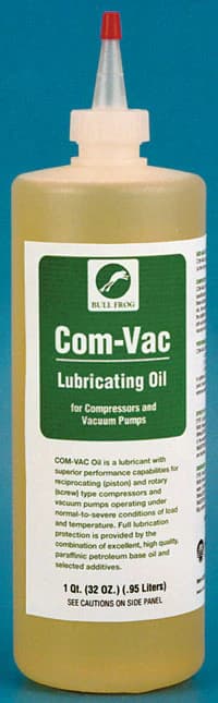 Com-Vac Standard Lubrication Oil for Vacuums and Compressors, 32 fl oz (1 Quart) Bottle, B12117 - Hager Worldwide - Com-Vac Lubricating Oil for Vacuums and Compressors - Image 1